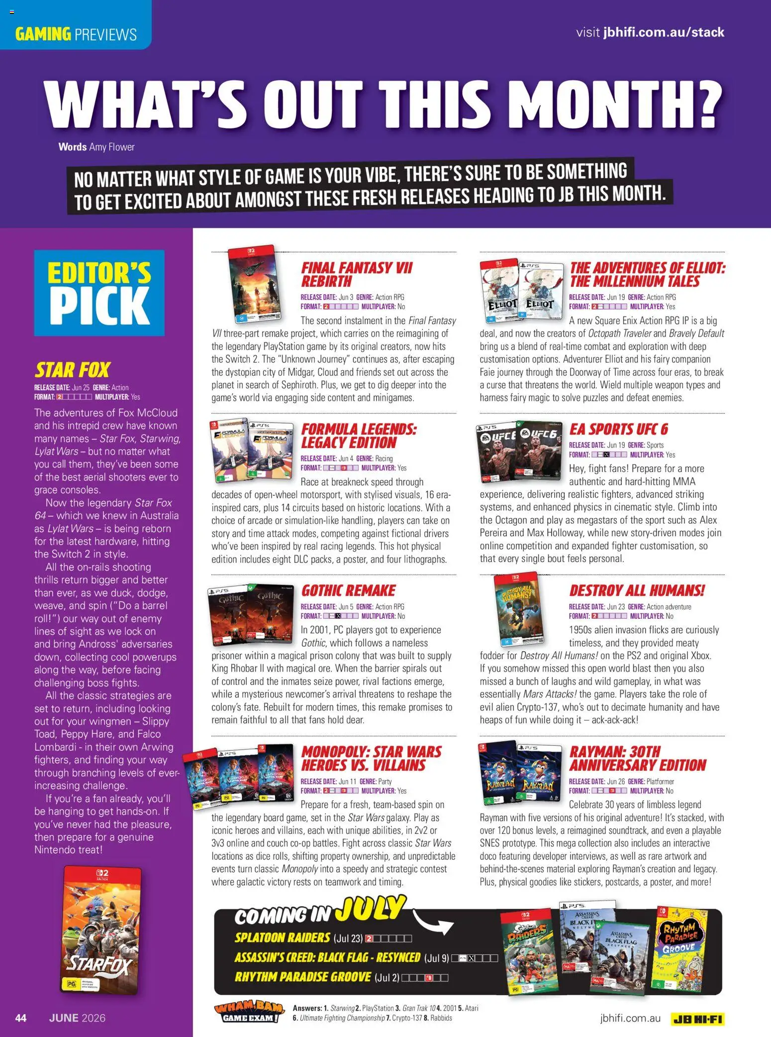 JB Hi-Fi catalogue - valid from 01.06.2026 | Page: 84 | Products: Couch, Date, Playstation, Fan
