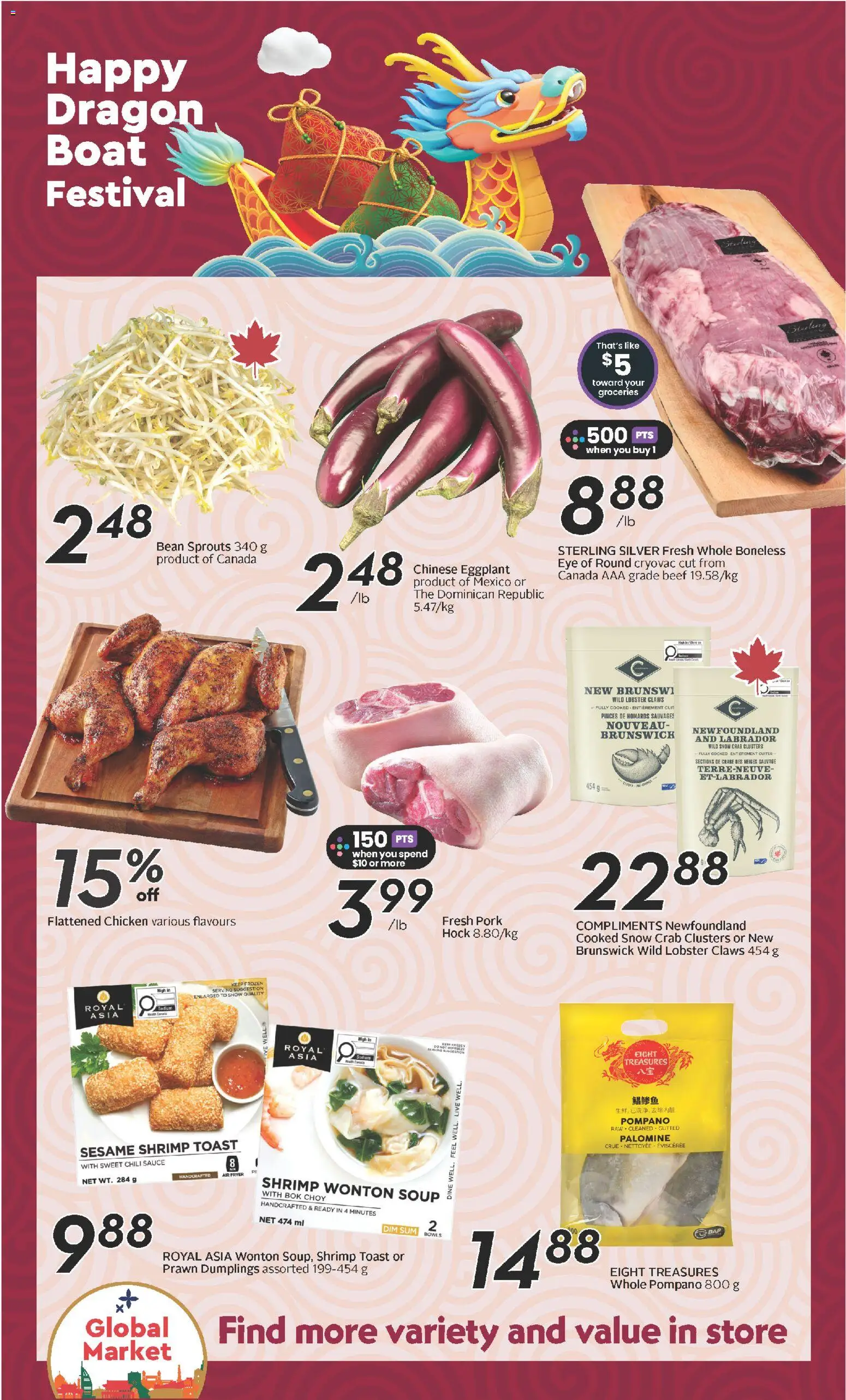 Safeway flyer valid from 11.06.2026 | Page: 13 | Products: Beef, Fryer, Chicken, Pork