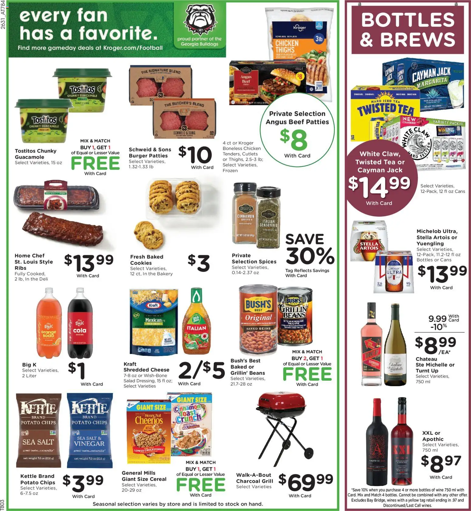 Kroger Weekly Ad - valid from 09/02/2026 | Page: 4 | Products: Chicken, Beef, Chips, Grill