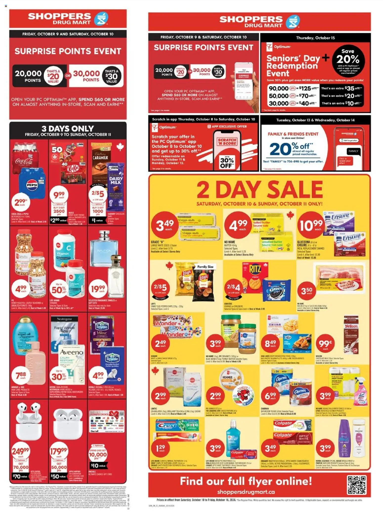 Shoppers Saturday, October 10 Top Hampers