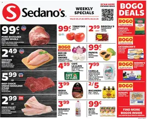 Preview of Sedano's weekly ads valid from 27.05.2026