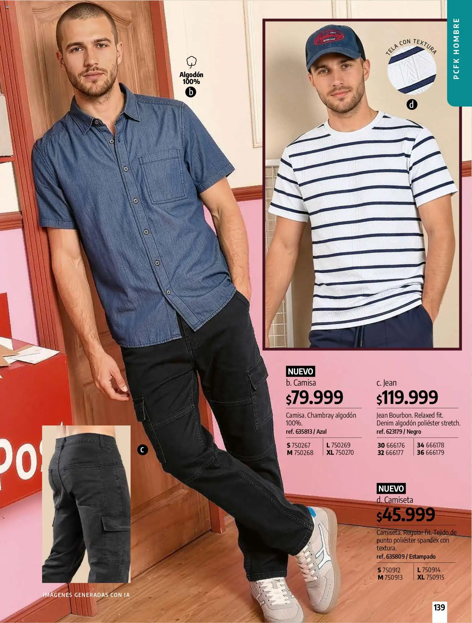 Pacifika revista - valida desde el 21/07/2026 | Página: 138 | Productos: Algodón, Jean, Camiseta, Camisa