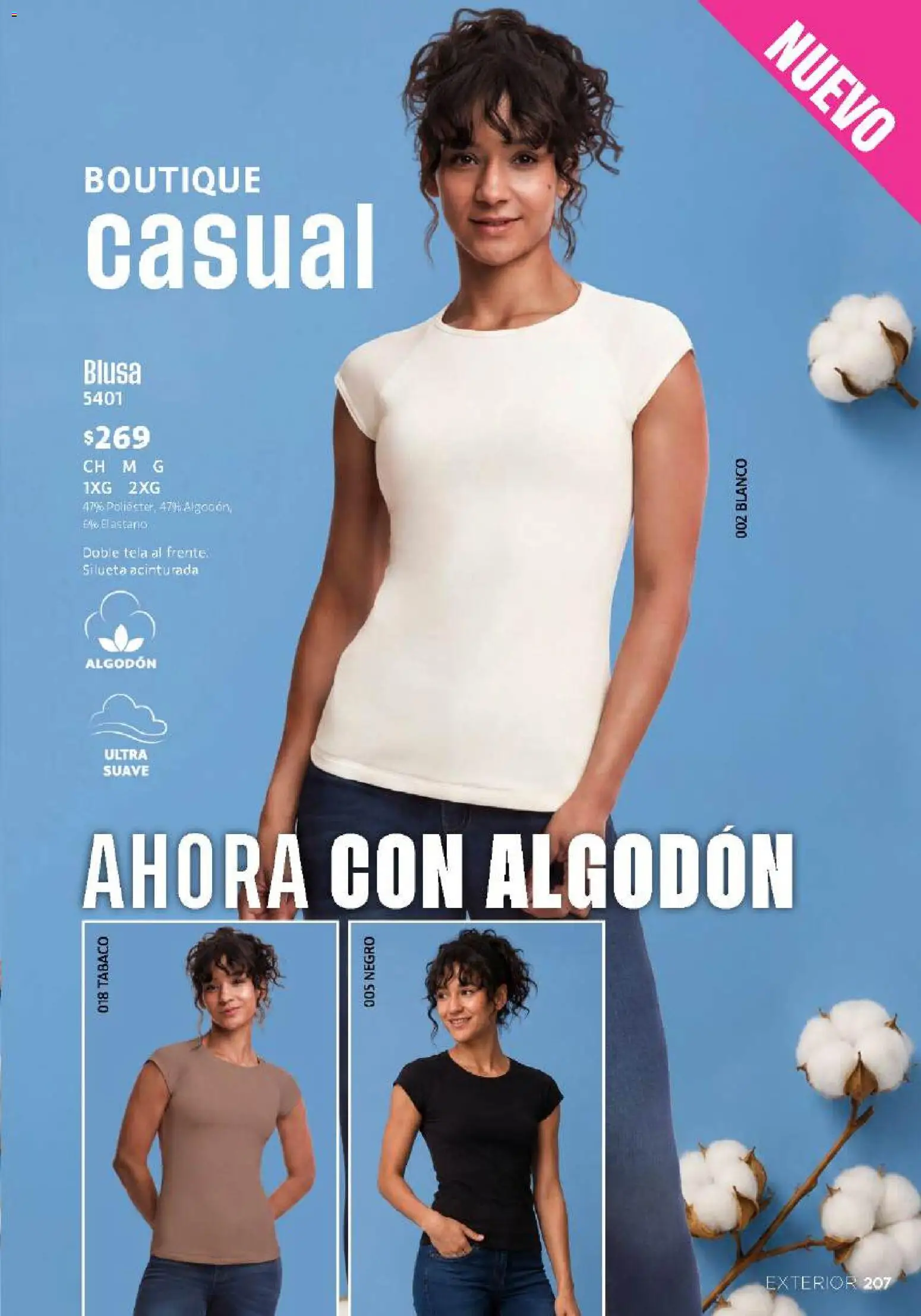 Nuevas ofertas de Ilusión válidas en toda la República Mexicana desde el 01/08/2026. ¡Encuentra las mejores ofertas en Ilusión catálogo Otoño! | Página: 209 | Productos: Blusa, Algodón