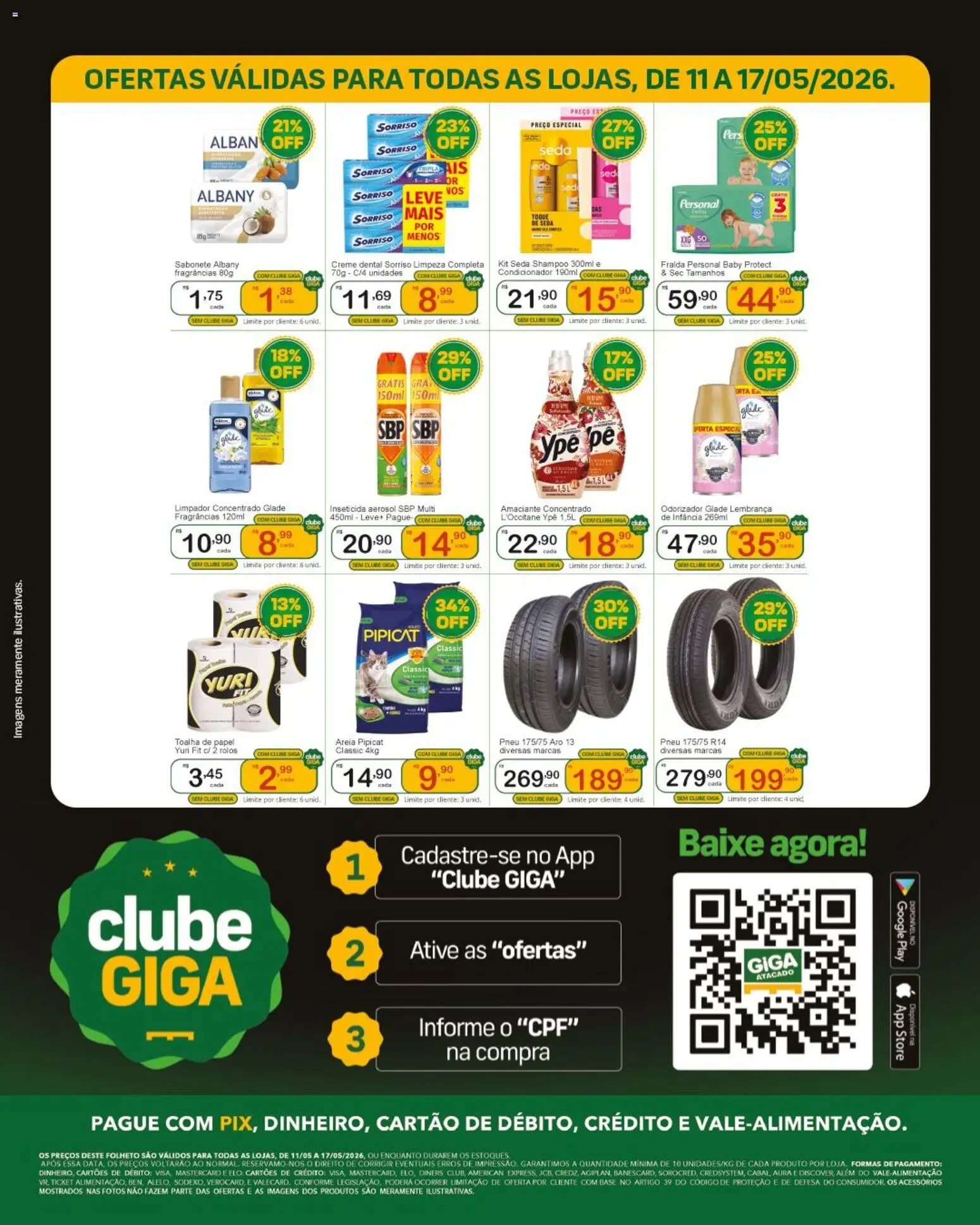 GIGA Atacado Folheto - válido de 11.05.2026 | Página: 5 | Produtos: Pneu, Condicionador, Creme, Inseticida