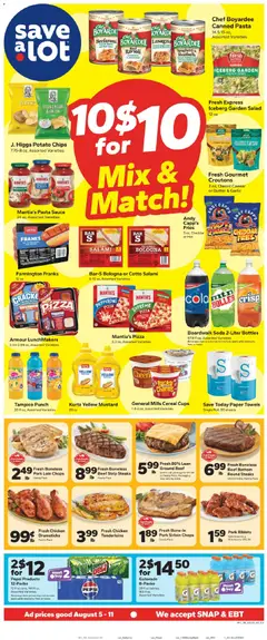 Preview of Save a Lot weekly ads valid from 08/05/2026