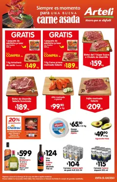 Vista previa de Arteli folleto Carne Valles, nuevo folleto de la tienda, válido en México a partir del 01.05.2026