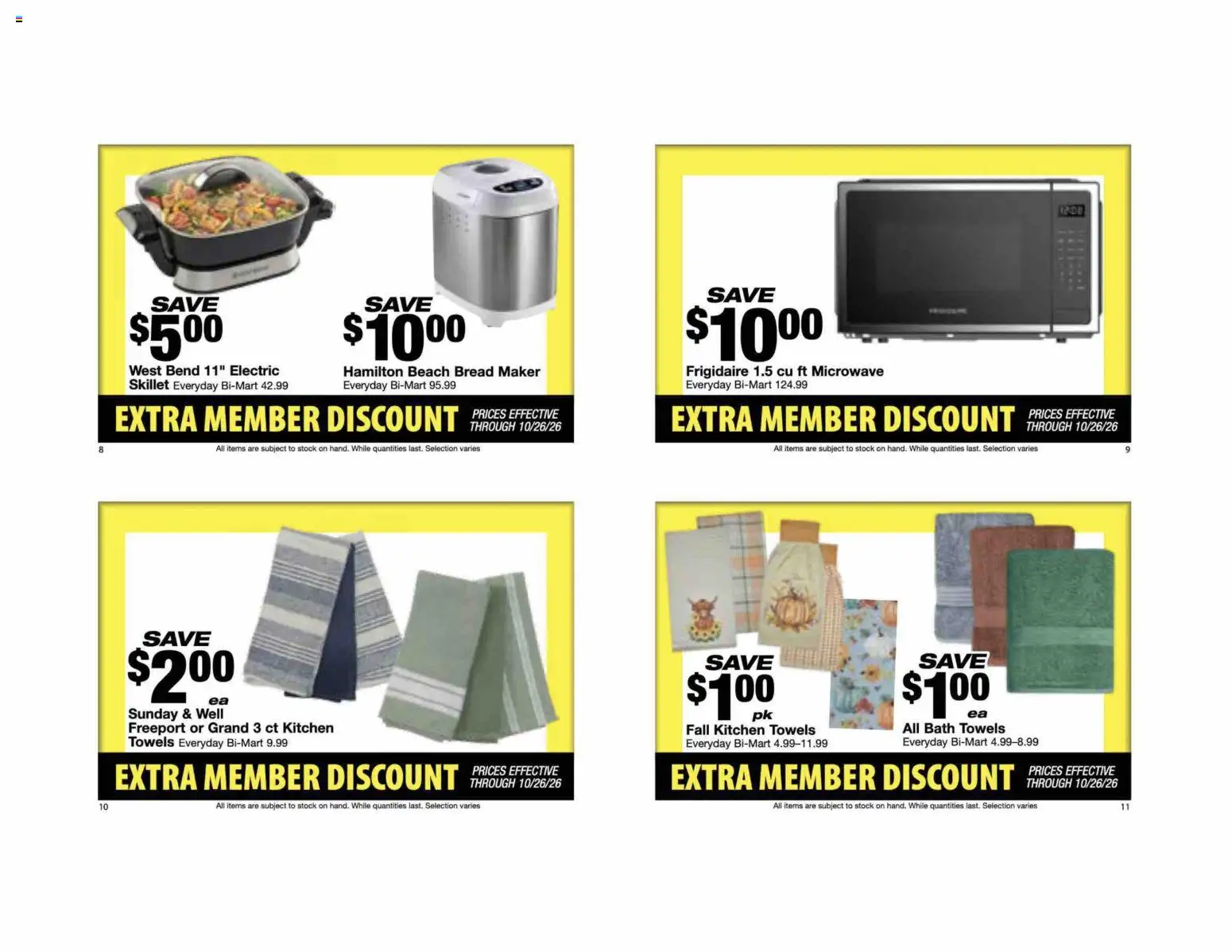 Bi-Mart Extra Member Discount Book - valid from 10/13/2026 | Page: 4