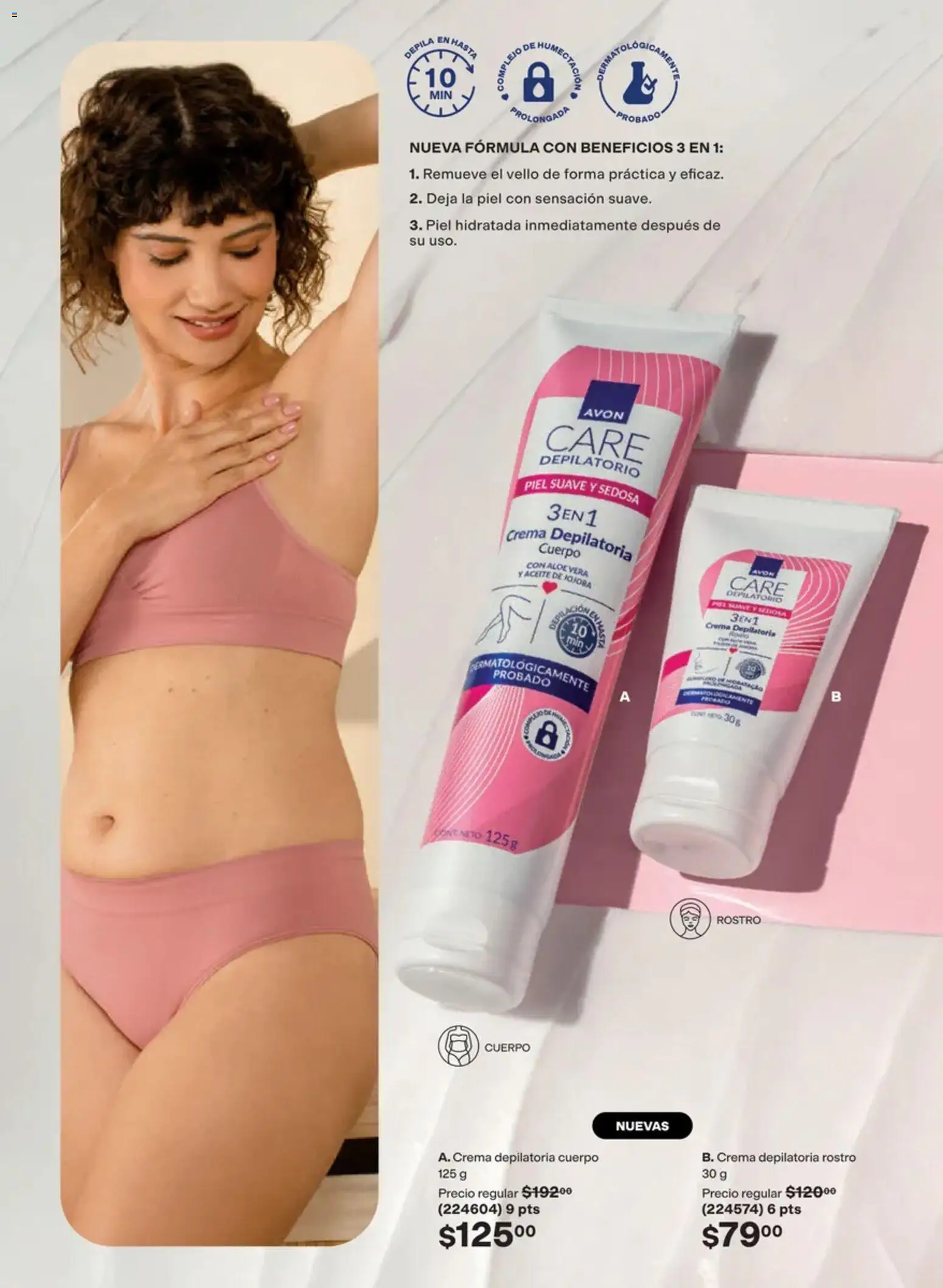 Nuevas ofertas de AVON válidas en toda la República Mexicana desde el 02/10/2026. ¡Encuentra las mejores ofertas en AVON campaña 15 2026! | Página: 135 | Productos: Crema, Aceite, Aloe Vera