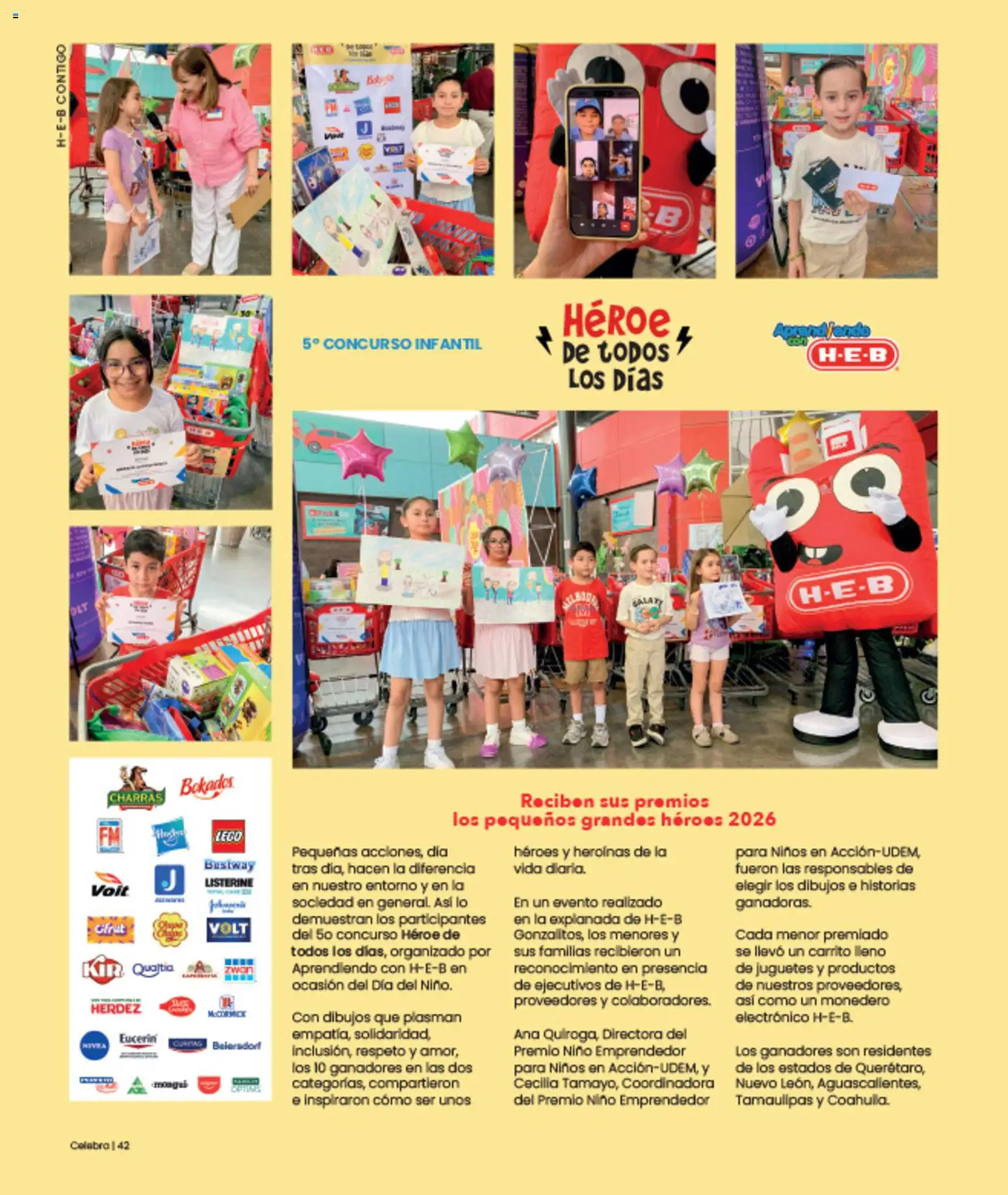 Nuevas ofertas de H-E-B válidas en toda la República Mexicana desde el 01/07/2026. ¡Encuentra las mejores ofertas en H-E-B folleto Celebra! | Página: 42 | Productos: Monedero