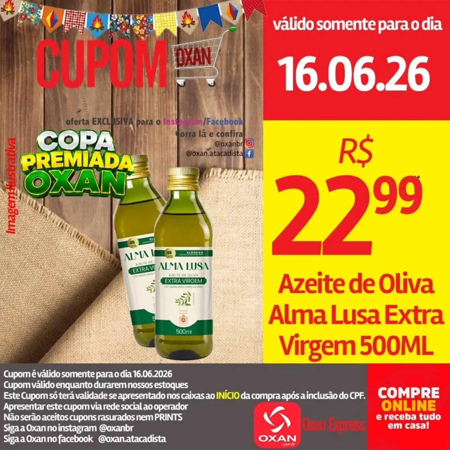 Oxan Atacadista Folheto - válido de 16.06.2026 | Página: 5 | Produtos: Copa, Azeite