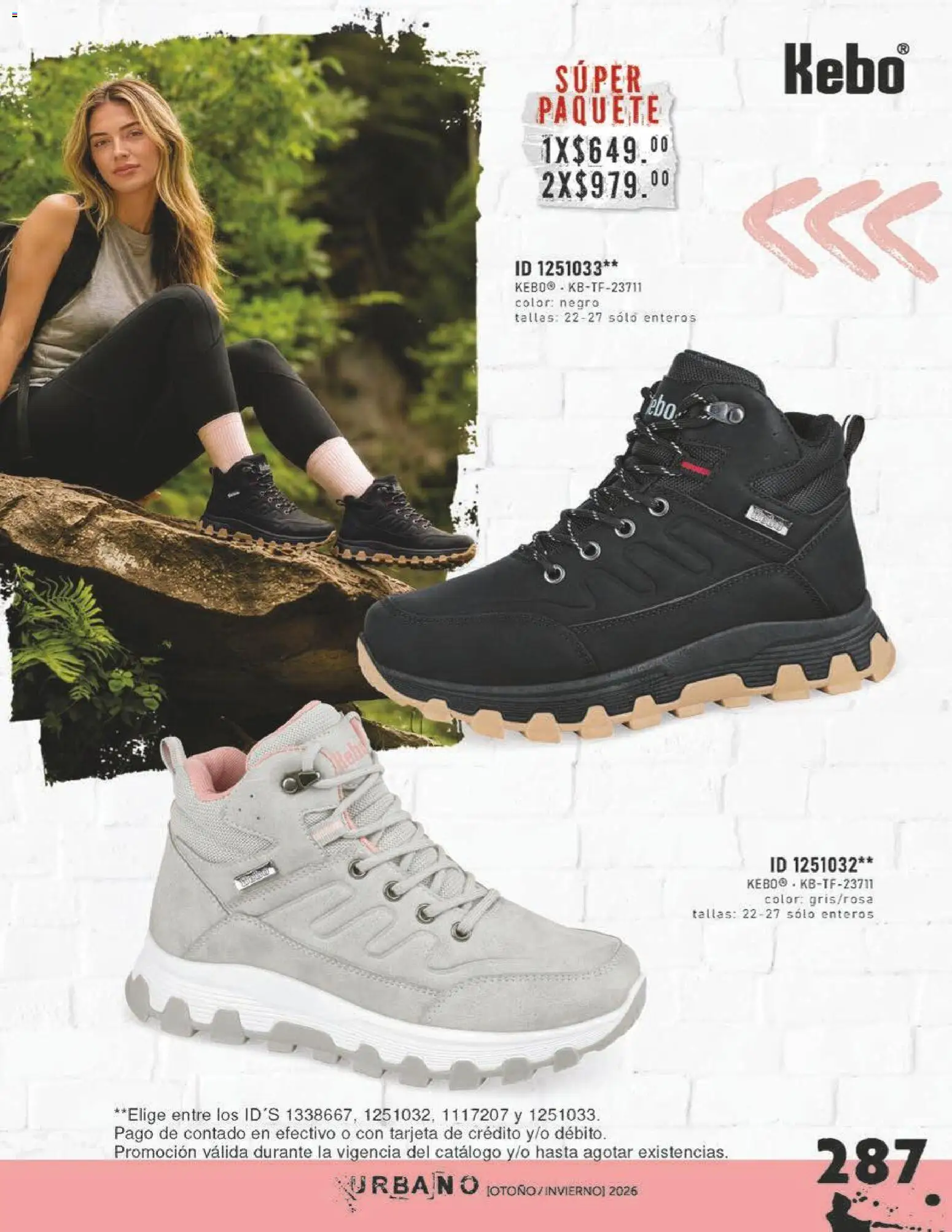 Nuevas ofertas de Price Shoes válidas en toda la República Mexicana desde el 31/07/2026. ¡Encuentra las mejores ofertas en Price Shoes catálogo Urbano! | Página: 287