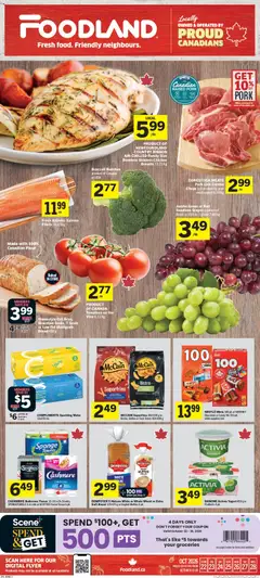Preview of Foodland weekly flyer / circulaire from shop Foodland valid from Oct 22, 2026