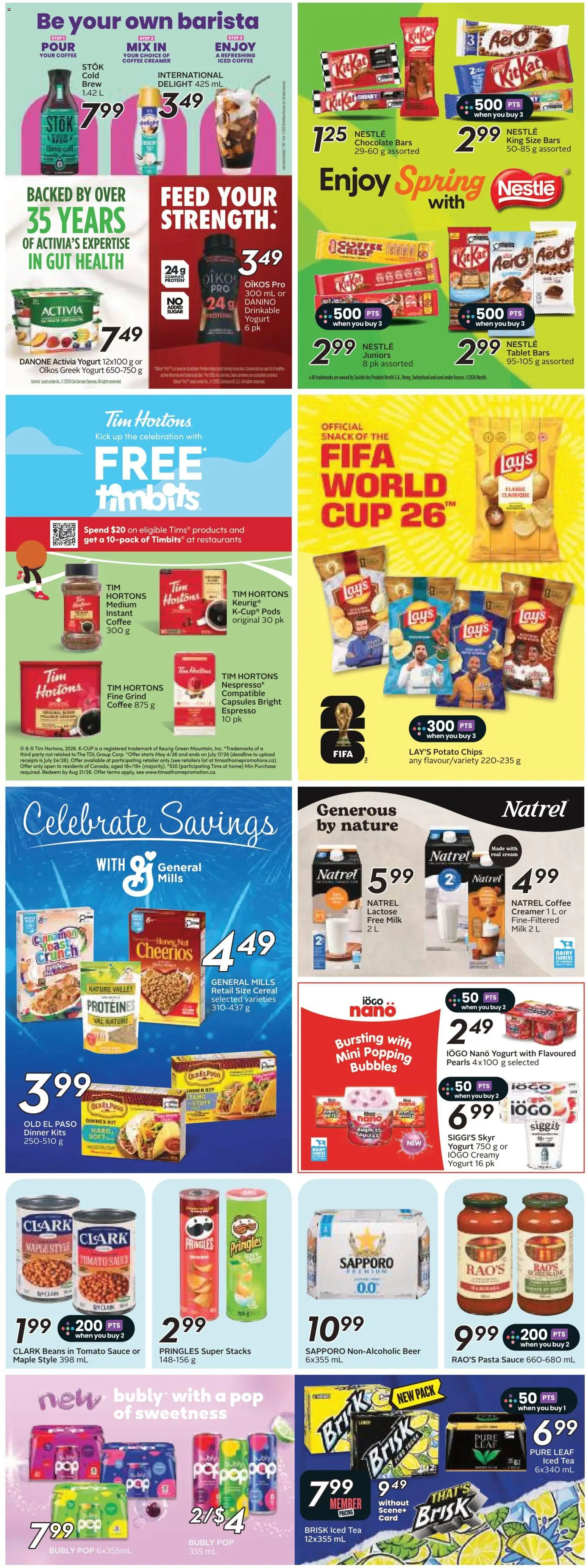 Safeway flyer valid from 04.06.2026 | Page: 25 | Products: Pasta, Milk, Yogurt, Beer
