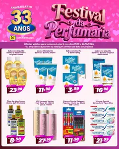 X Supermercados ofertas Festival da Perfumaria - Pré-Visualização do folheto da loja X Supermercados, válido de 17/10/2026