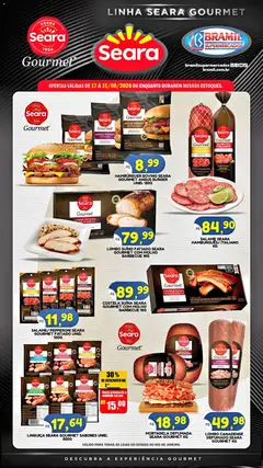 Bramil Supermercados ofertas Seara - Pré-Visualização do folheto da loja Bramil Supermercados, válido de 17/08/2026