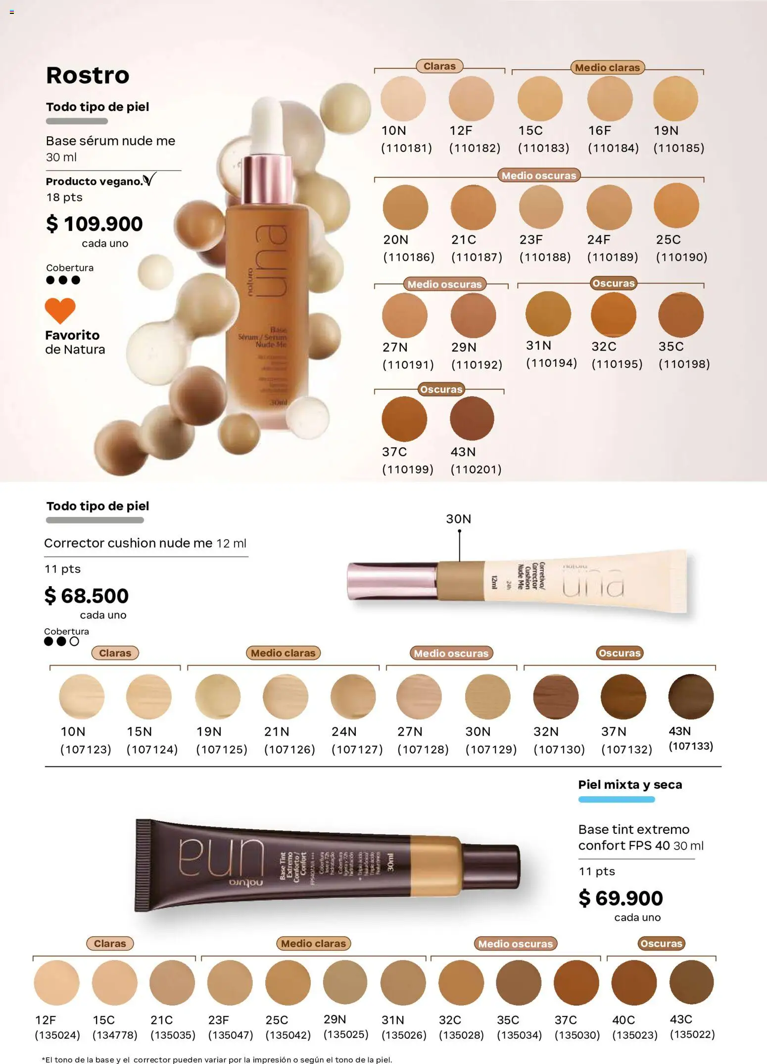 Natura revista - valida desde el 22/07/2026 | Página: 81 | Productos: Serum, Corrector