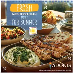 Preview of Adonis flyer - Fresh Mediterranean from shop Adonis valid from 14.05.2026
