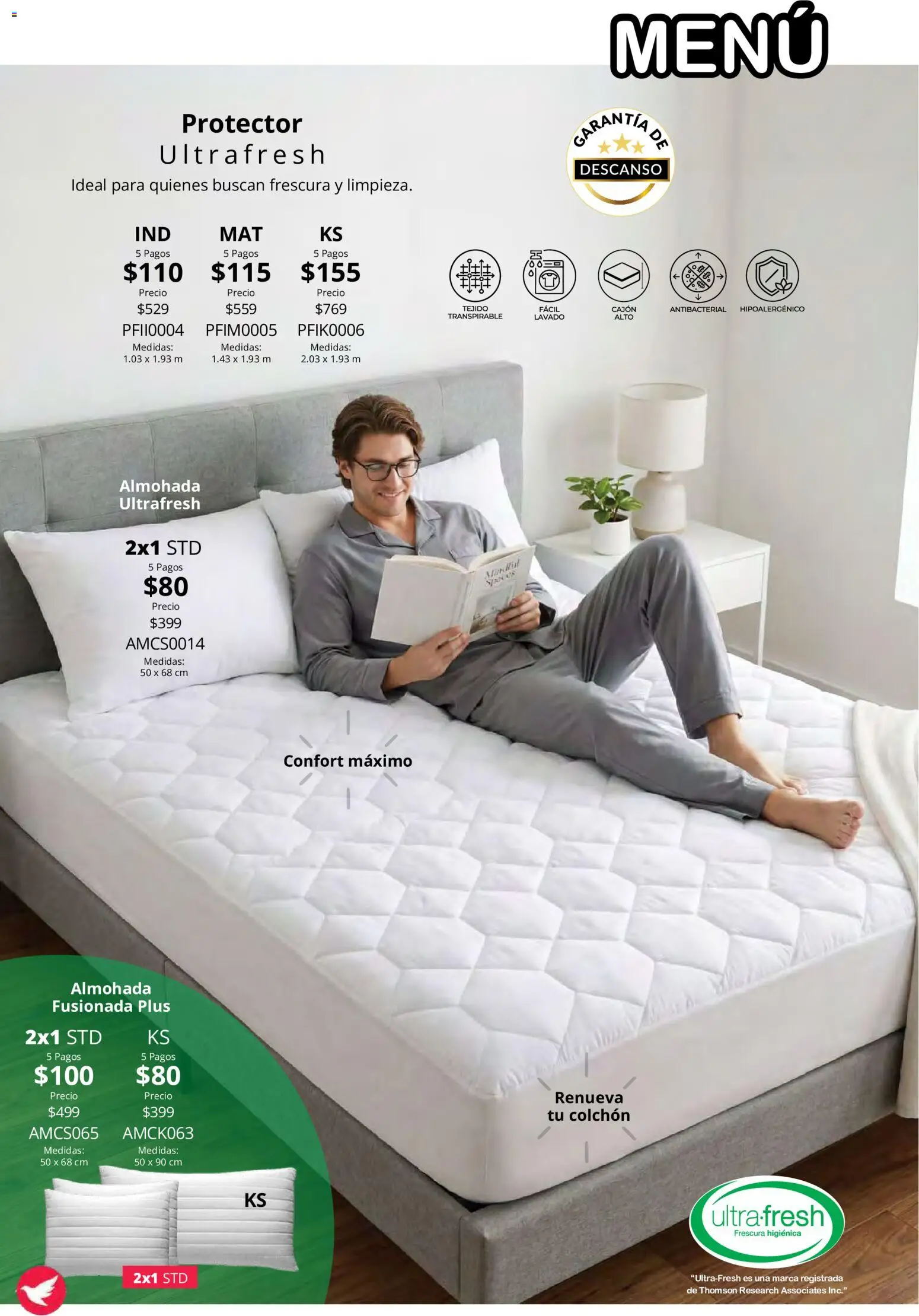 Nuevas ofertas de Colchas Concord válidas en toda la República Mexicana desde el 15/10/2026. ¡Encuentra las mejores ofertas en Colchas Concord catálogo! | Página: 148