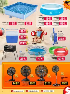 Berlanda - Ofertas atuais - Pré-Visualização do folheto da loja Berlanda, válido de 01/10/2026 | Página: 14 | Produtos: Ventilador, Caixa térmica, Banheira, Pá