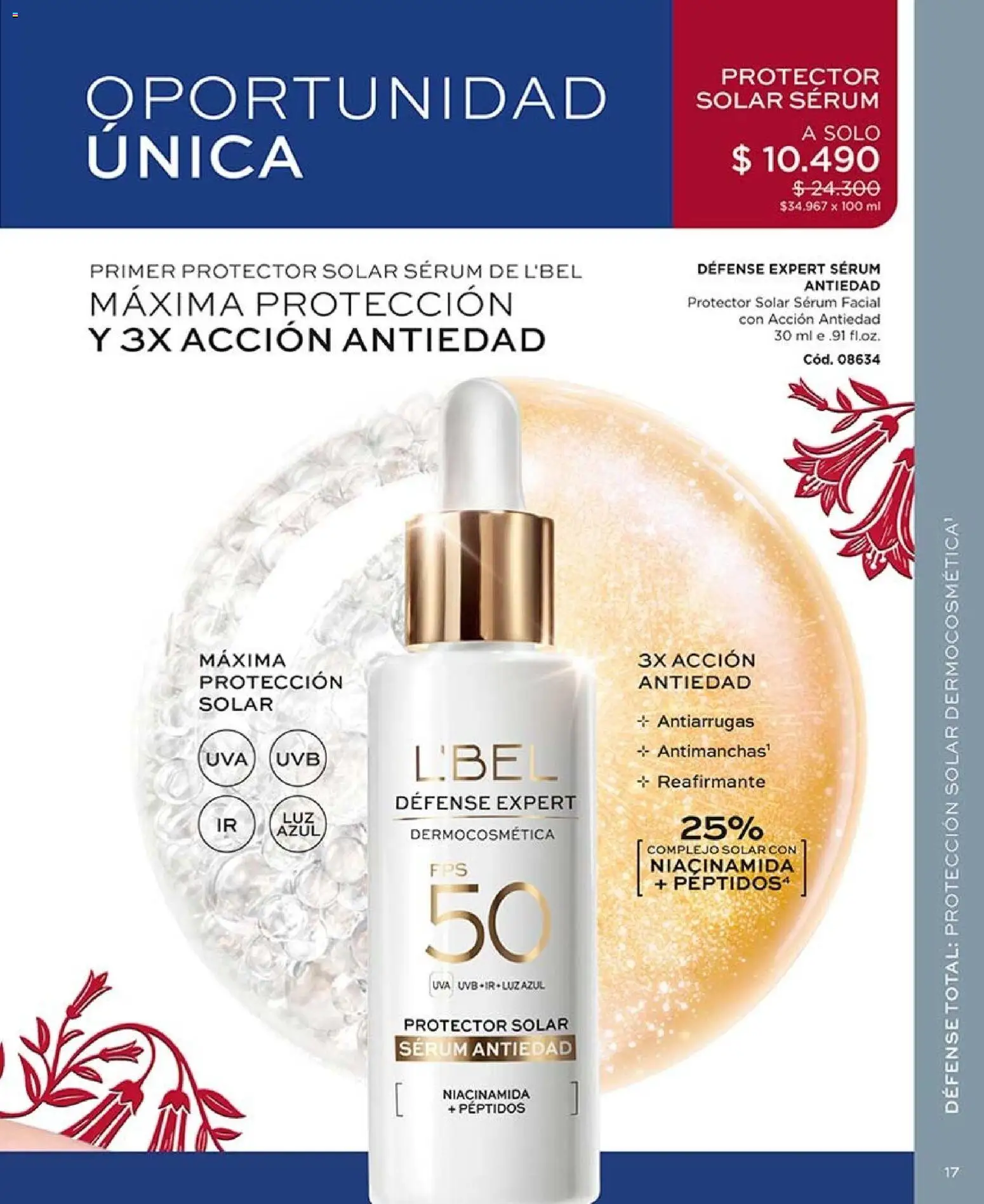 Catálogo L'Bel Campaña 13 │ válido desde el 26.07.2026 | Página: 17 | Productos: Protector solar, Serum