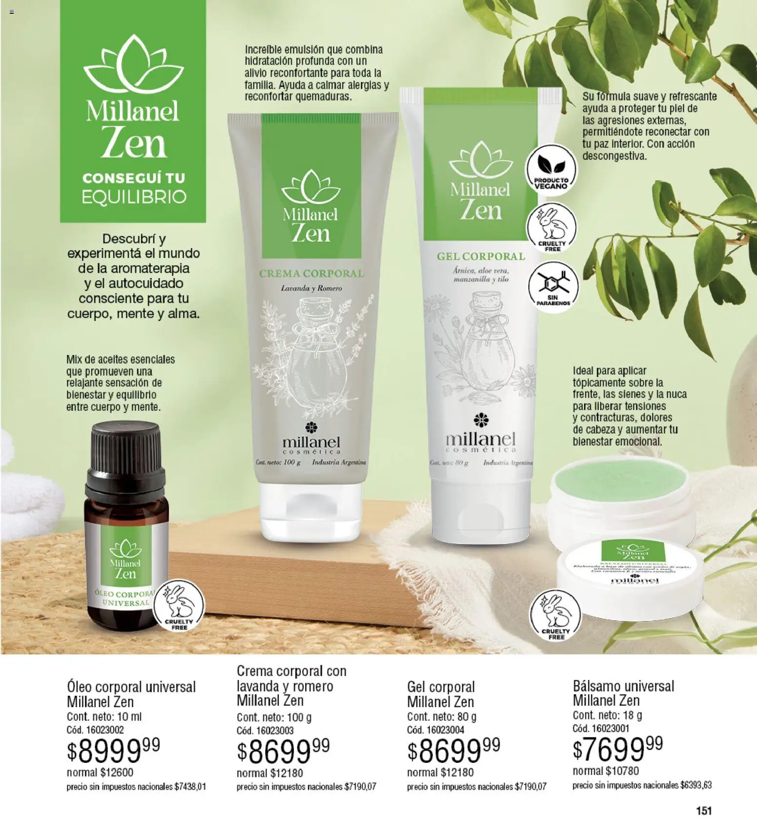 Millanel - Catálogo │ válido desde el 25.05.2026 | Página: 175 | Productos: Sobre, Gel corporal, Emulsión, Bálsamo