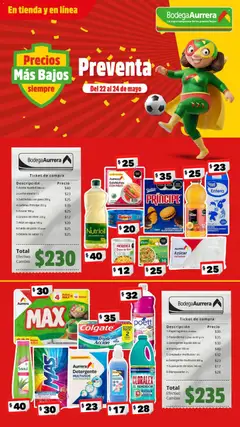 Vista previa de Bodega Aurrerá folleto Preventa, nuevo folleto de la tienda, válido en México a partir del 22.05.2026