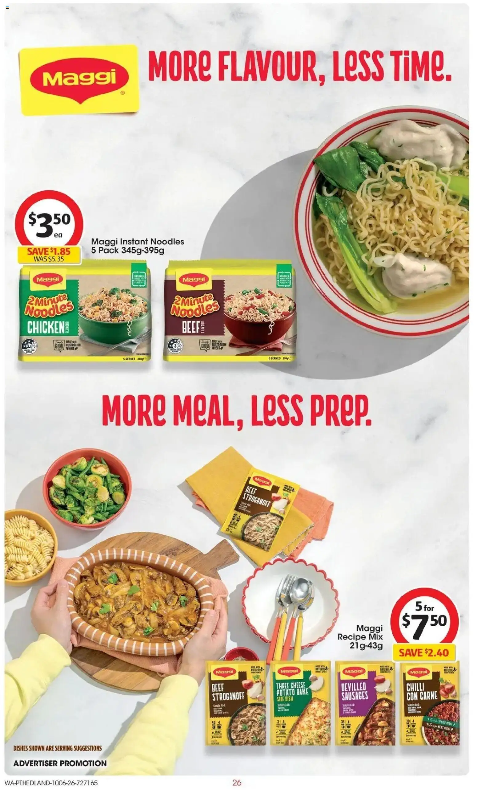 Coles catalogue - valid from 10.06.2026 | Page: 26 | Products: Cheese, Chicken, Noodles, Chilli