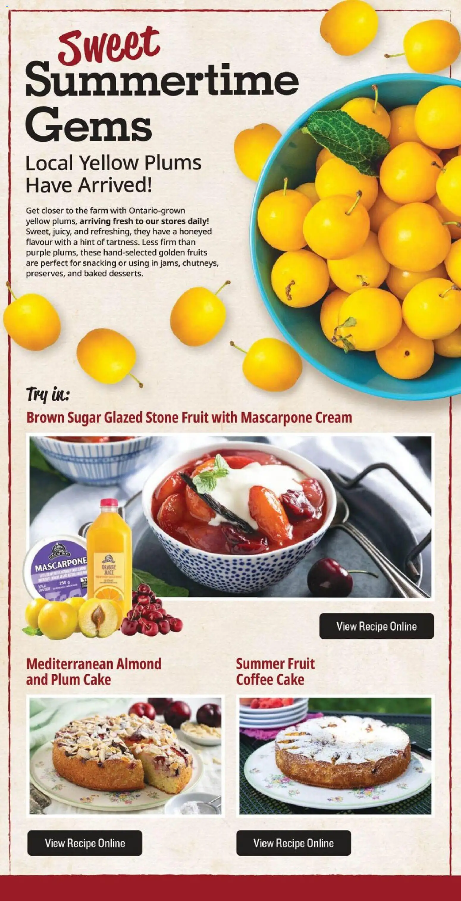 Farm Boy flyer valid from Jul 23, 2026 | Page: 7 | Products: Cream, Coffee, Juice