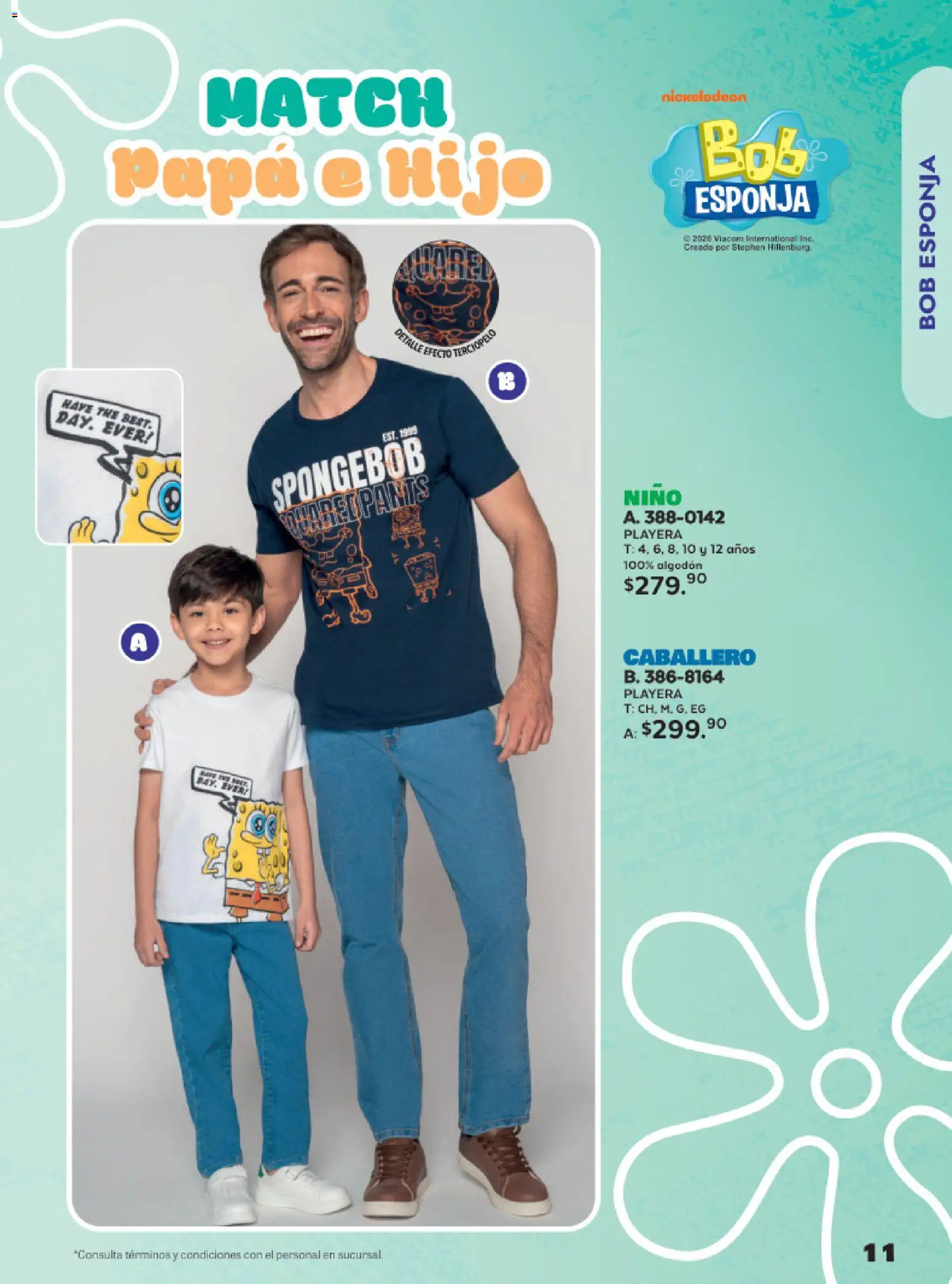 Nuevas ofertas de Andrea válidas en toda la República Mexicana desde el 24.05.2026. ¡Encuentra las mejores ofertas en Andrea catálogo Lo más divertindo en ropa! | Página: 11 | Productos: Esponja, Algodón, Playera, Pants