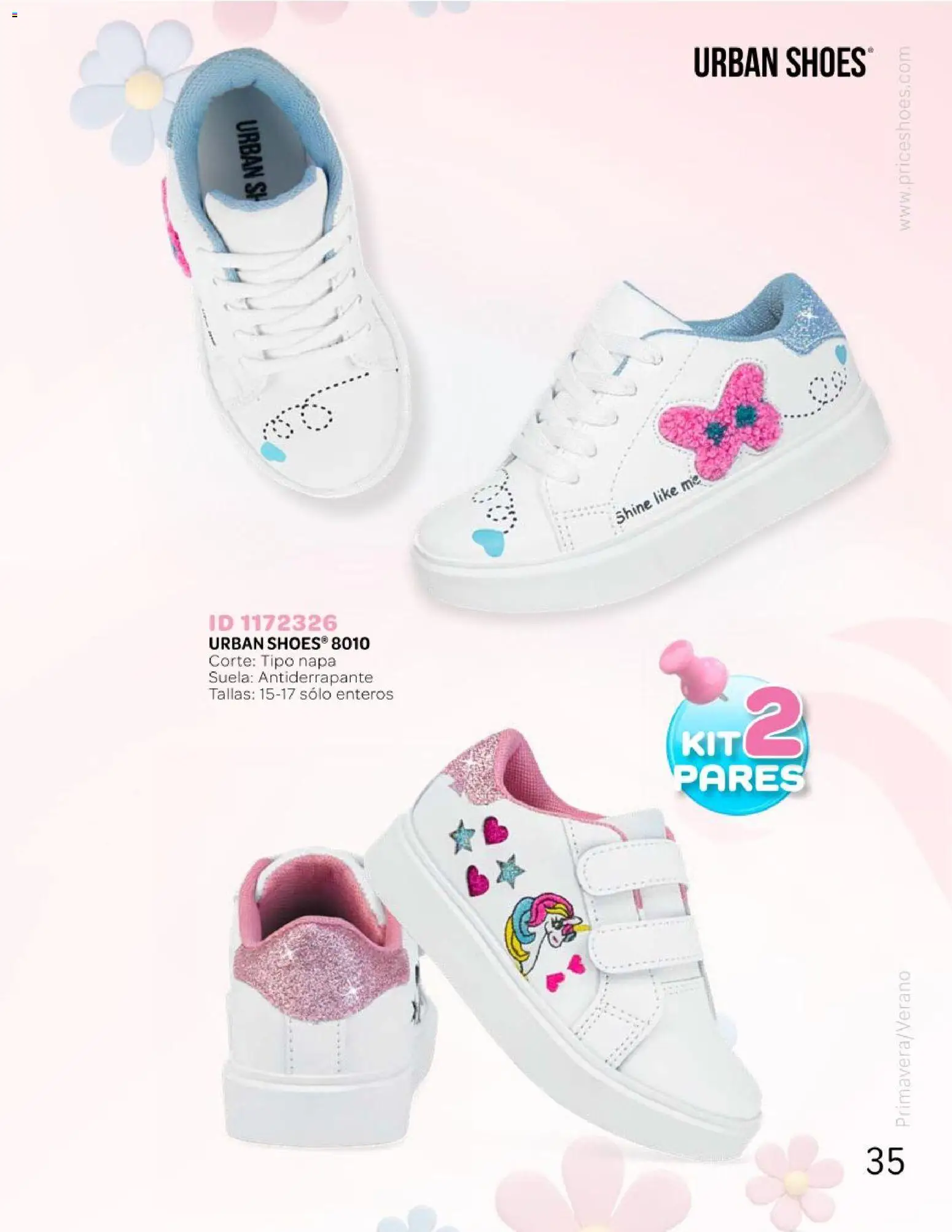 Nuevas ofertas de Price Shoes válidas en toda la República Mexicana desde el 25.04.2026. ¡Encuentra las mejores ofertas en Price Shoes catálogo Kids todo en uno! | Página: 35