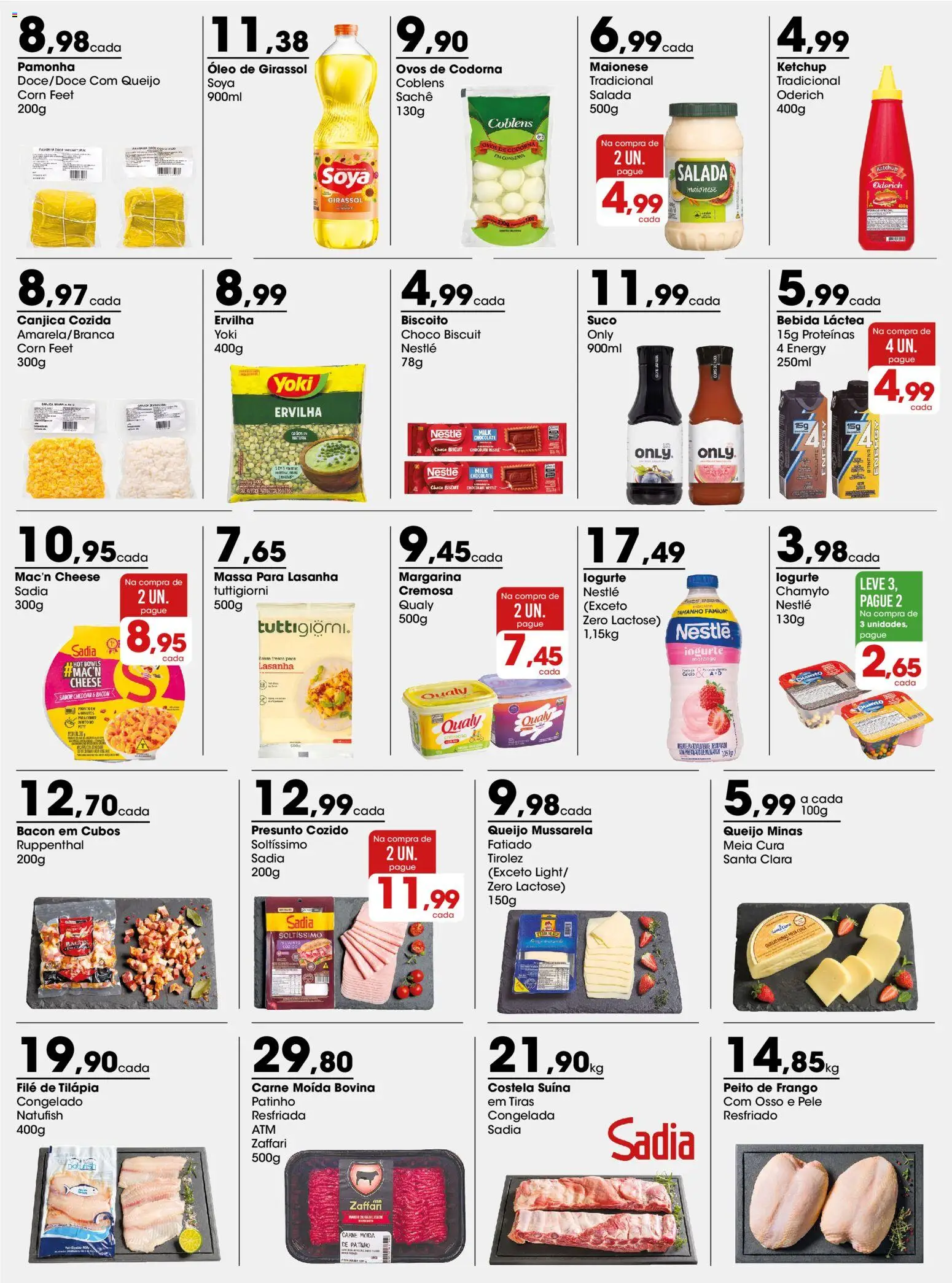 Zaffari Folheto - válido de 15.06.2026 | Página: 2 | Produtos: Iogurte, Ovos, Presunto, Óleo de girassol