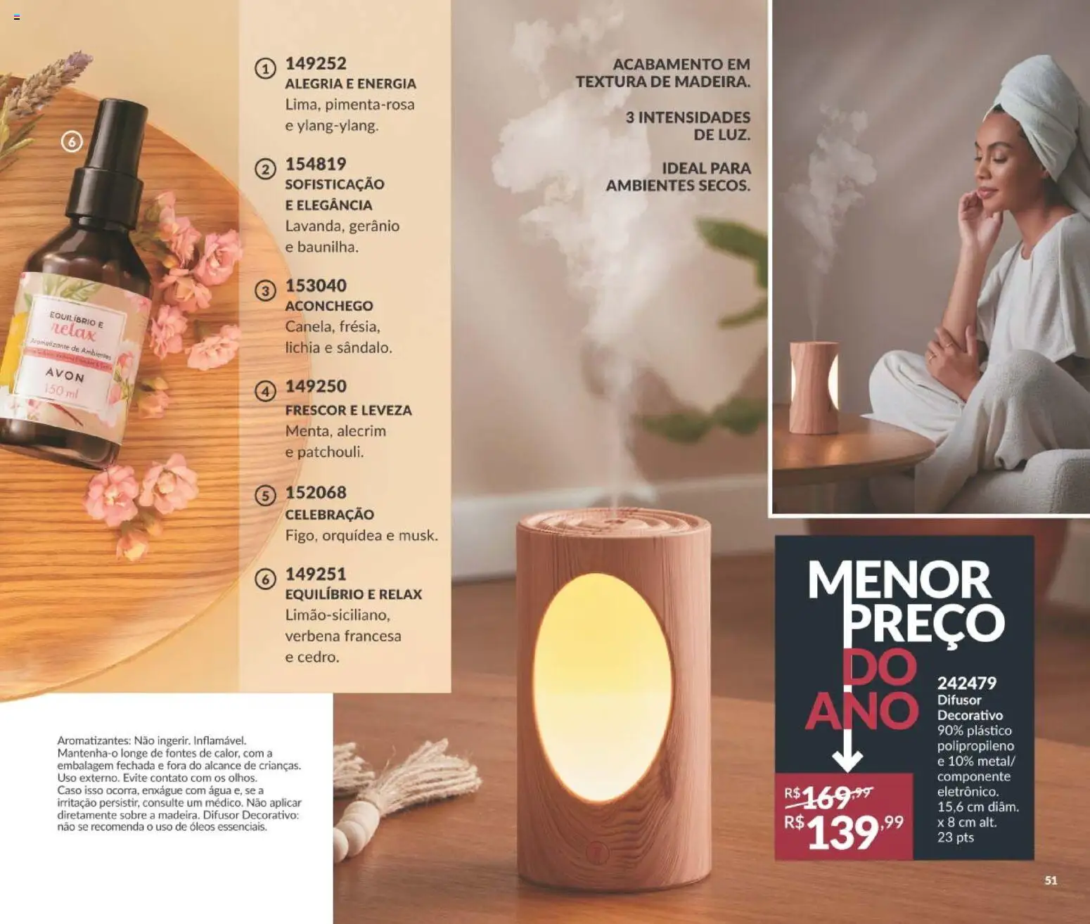Avon Folheto - válido de 01/09/2026 | Página: 51 | Produtos: Difusor, Lichia, Orquídea, Água