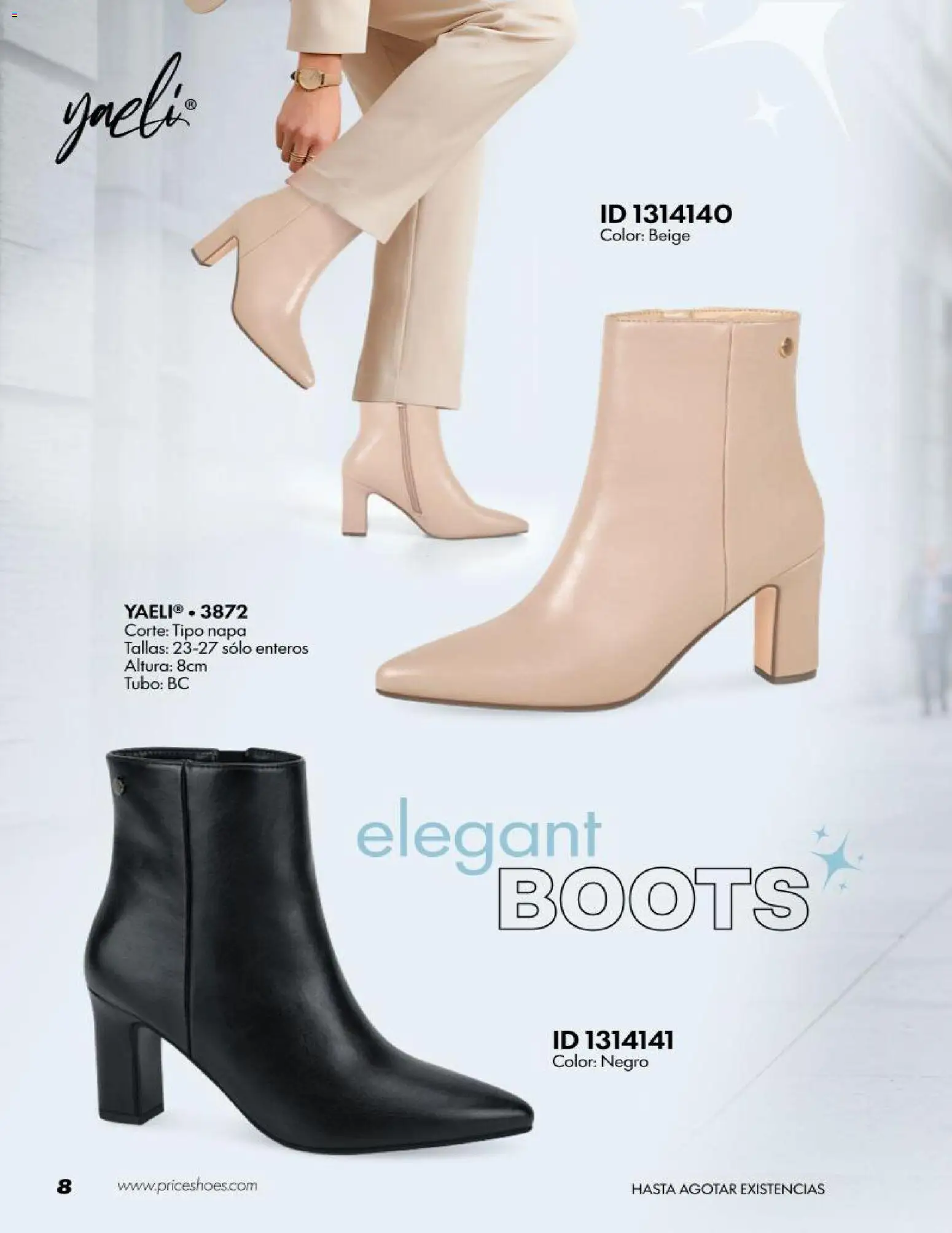 Nuevas ofertas de Price Shoes válidas en toda la República Mexicana desde el 20/10/2026. ¡Encuentra las mejores ofertas en Price Shoes catálogo Botines Basicos! | Página: 8