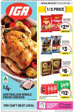 Preview of IGA catalogue East Brisbane - valid from 16/09/2026