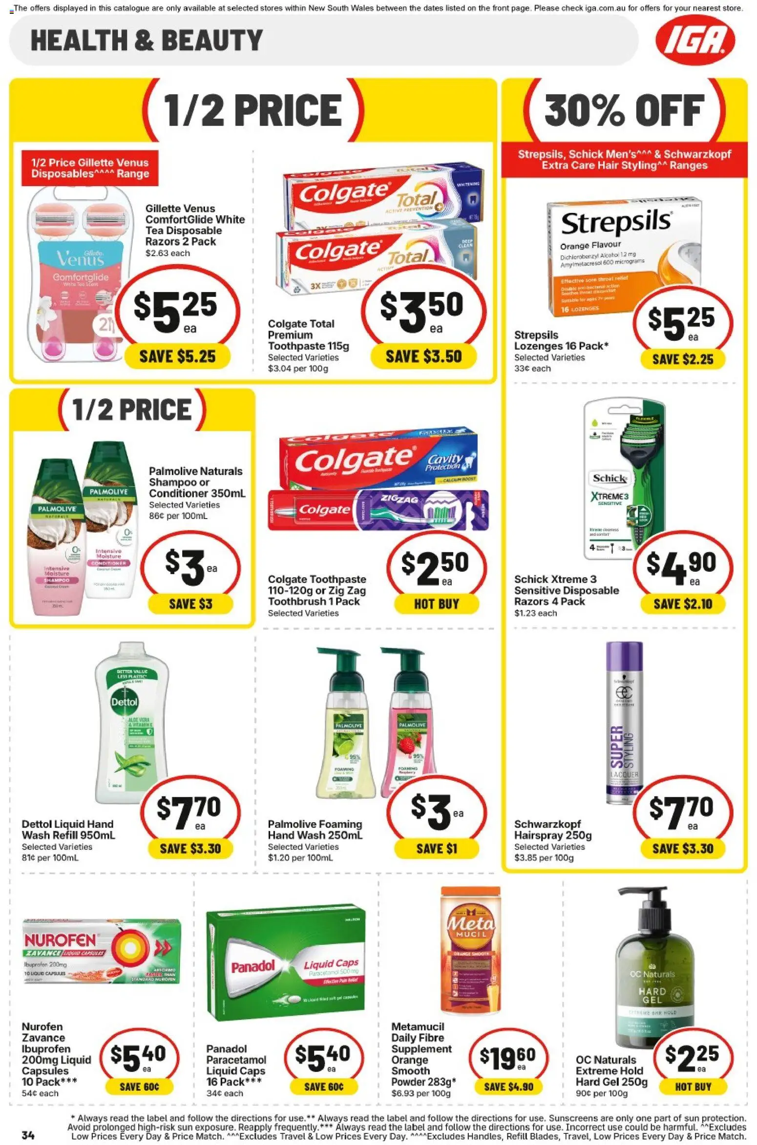 IGA catalogue - valid from 30/09/2026 | Page: 30 | Products: Alcohol, Conditioner, Tea, Toothbrush