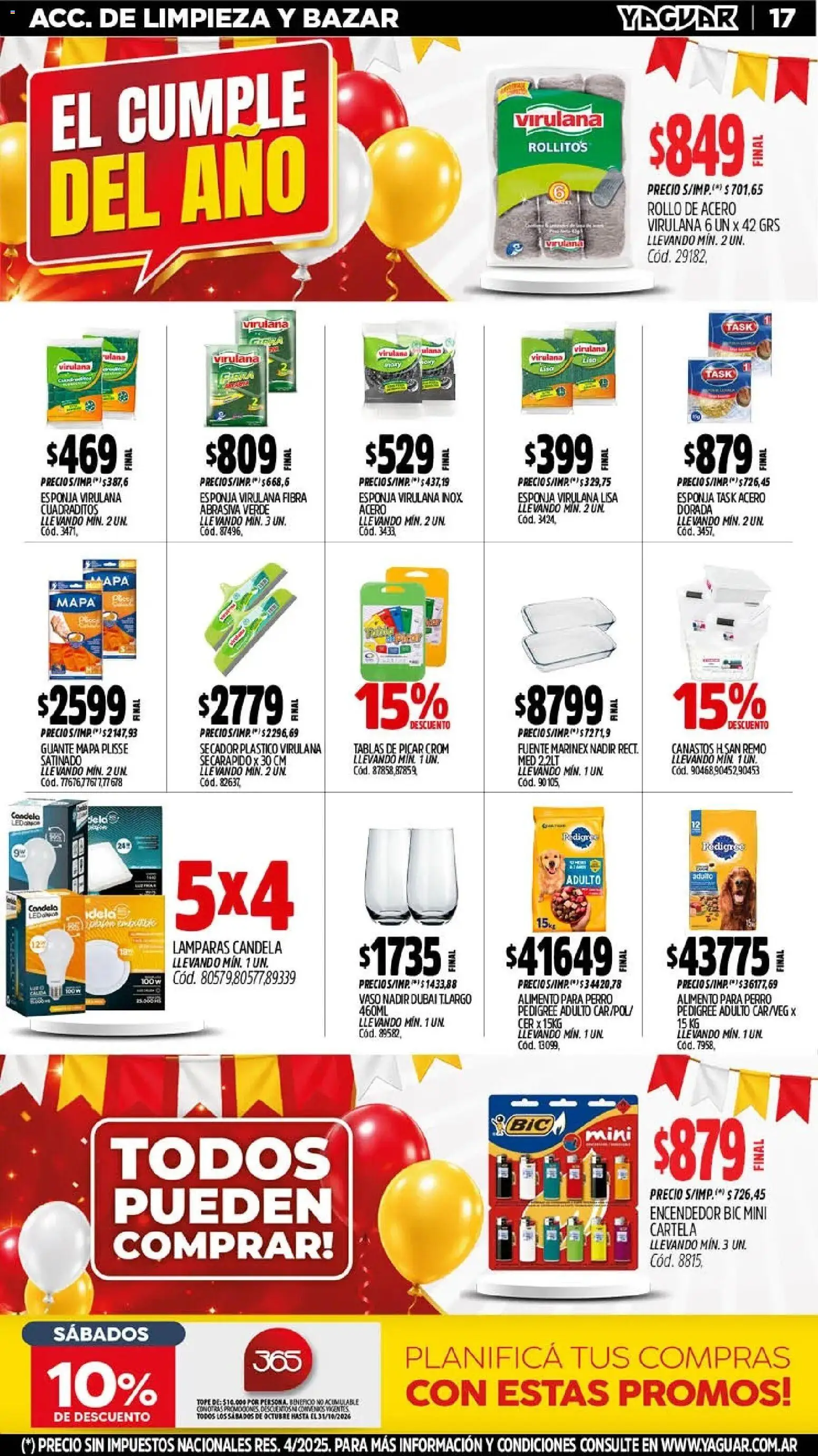 Yaguar - Oferta Semanal Parque Chacabuco │ válido desde el 19/10/2026 | Página: 19