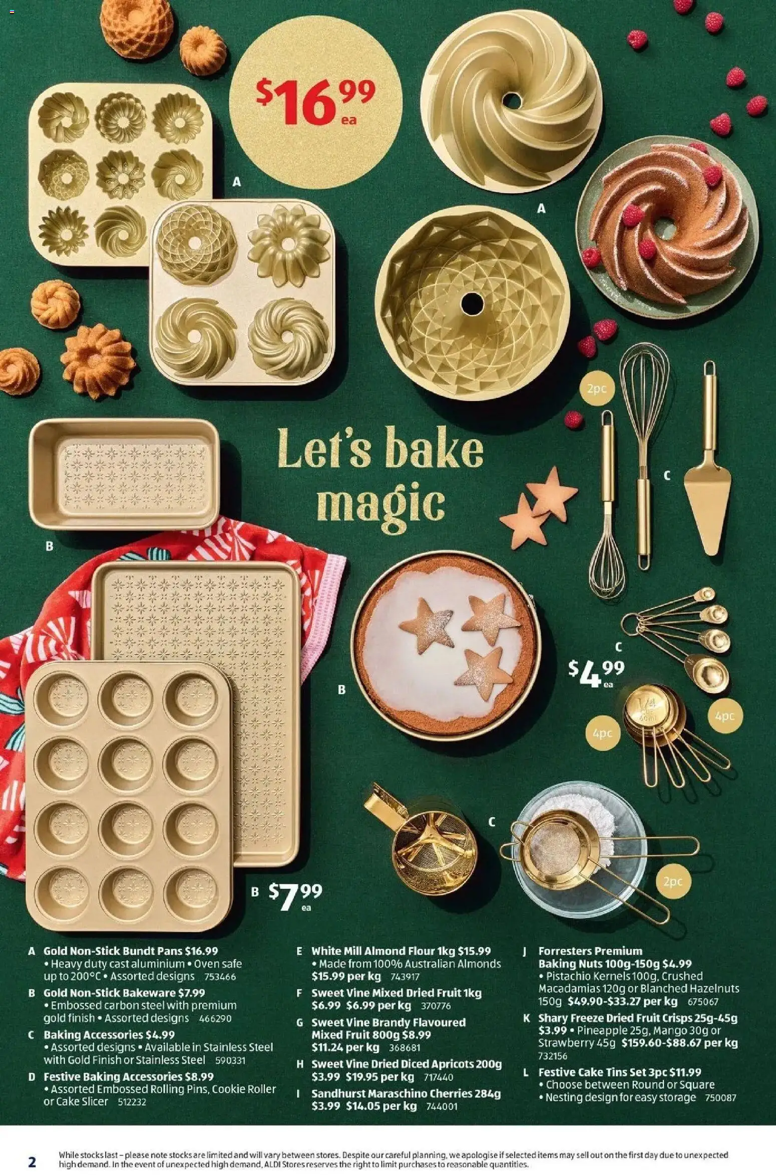 Aldi catalogue - valid from 07/10/2026 | Page: 2 | Products: Flour, Nuts, Hazelnuts, Crisps