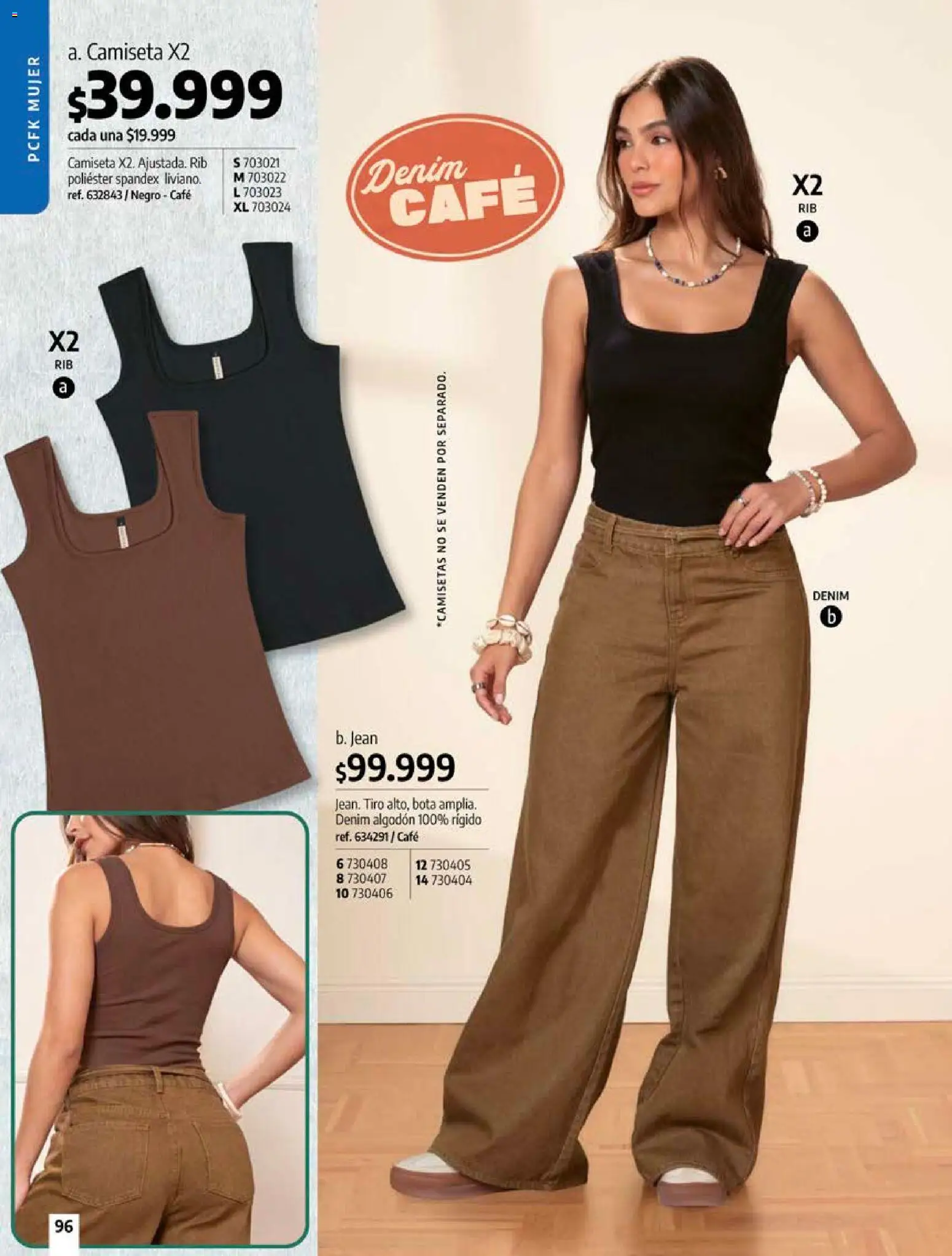 Pacifika revista - valida desde el 18/09/2026 | Página: 96 | Productos: Algodón, Jean, Camiseta, Café