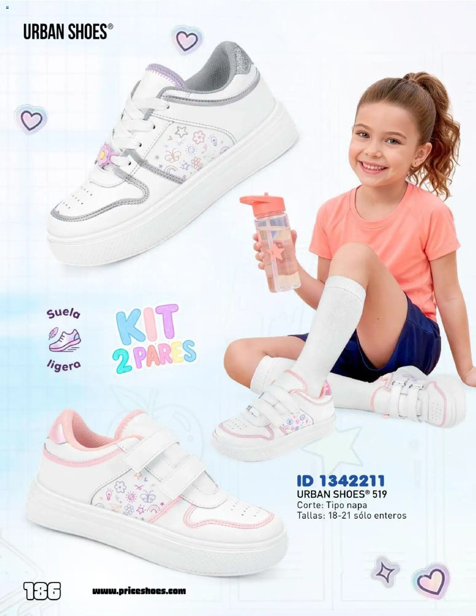 Nuevas ofertas de Price Shoes válidas en toda la República Mexicana desde el 12.06.2026. ¡Encuentra las mejores ofertas en Price Shoes catálogo Escolar! | Página: 186