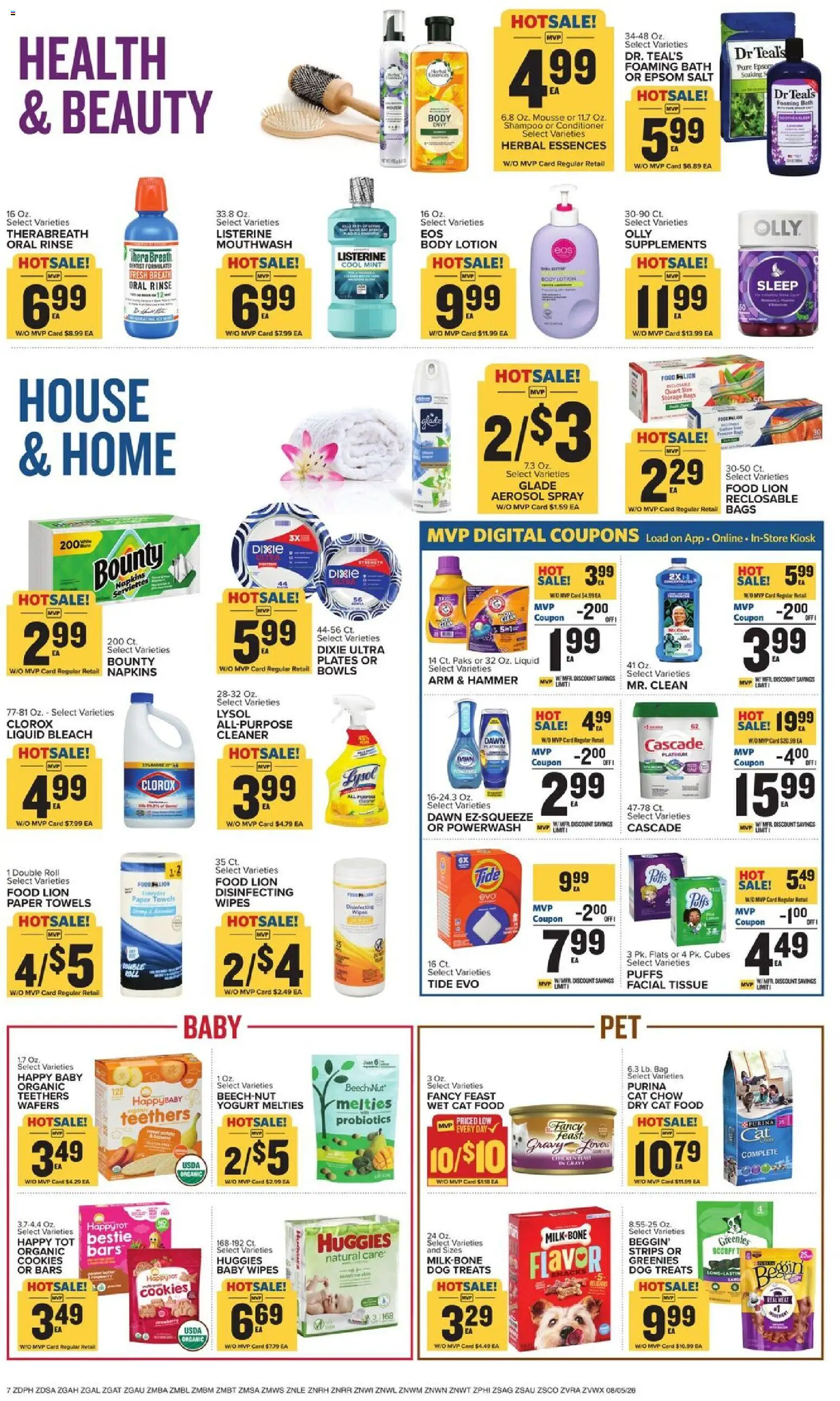 Food Lion Weekly Ad - valid from 08/05/2026 | Page: 11 | Products: Probiotics, Hammer, Chicken, Wiper