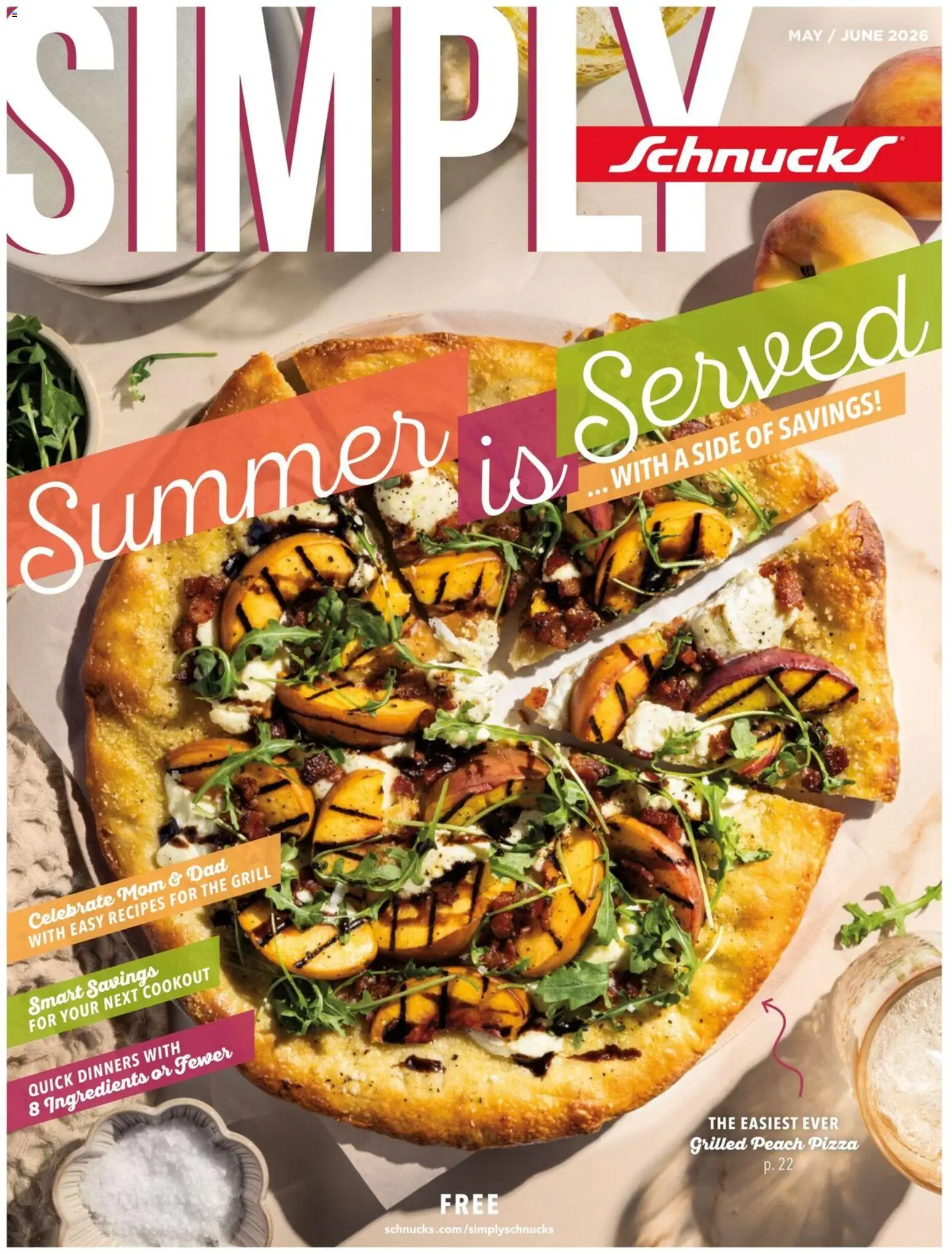 Schnucks Monthly Ad - valid from 01.05.2026 | Page: 1 | Products: Pizza, Peach, Grill