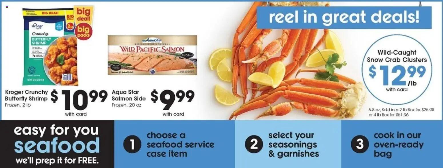 Kroger Weekly Ad - valid from 09/30/2026 | Page: 8 | Products: Box, Seasonings, Case, Salmon