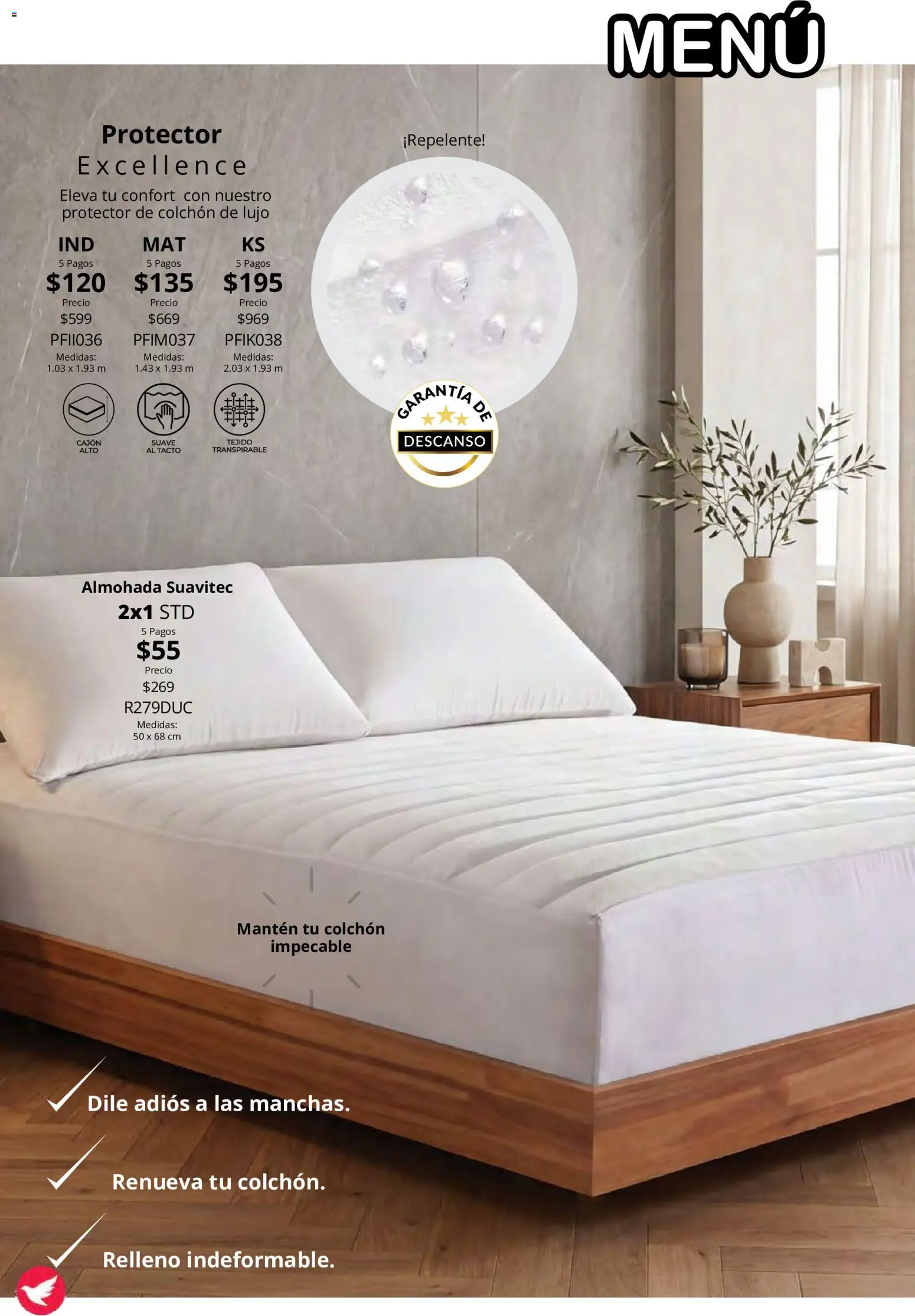 Nuevas ofertas de Colchas Concord válidas en toda la República Mexicana desde el 15/10/2026. ¡Encuentra las mejores ofertas en Colchas Concord catálogo! | Página: 144