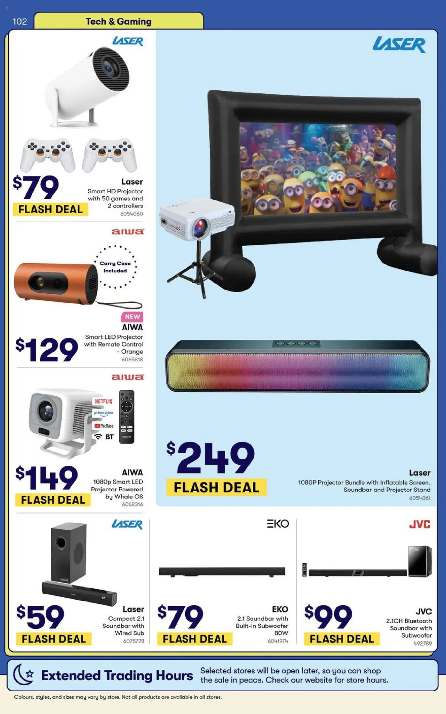 Big W catalogue - valid from 09.06.2026 | Page: 102 | Products: Case, Projector, Remote control