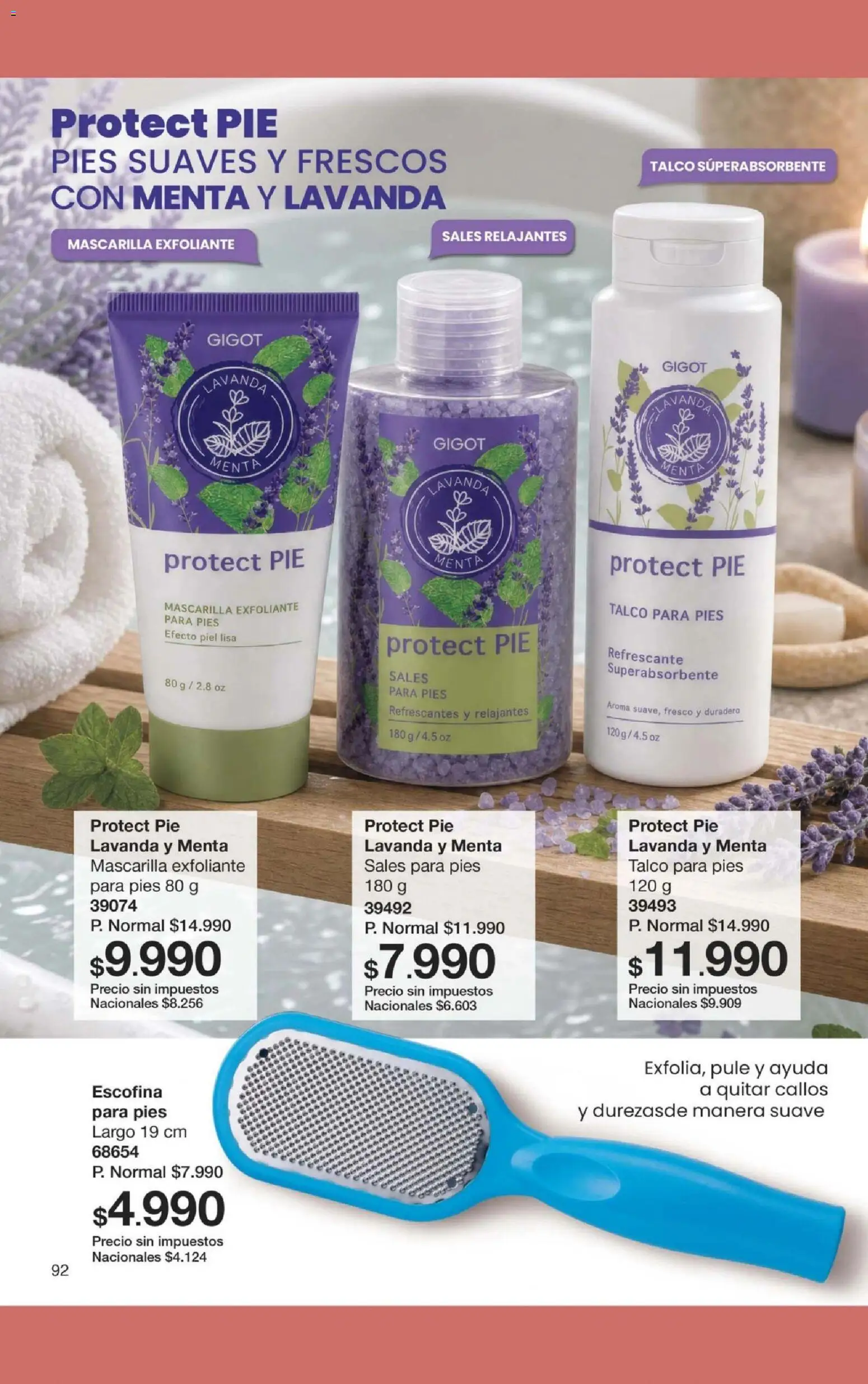 Gigot catálogo │ válido desde el 21/09/2026 | Página: 92 | Productos: Mascarilla, Exfoliante, Sales