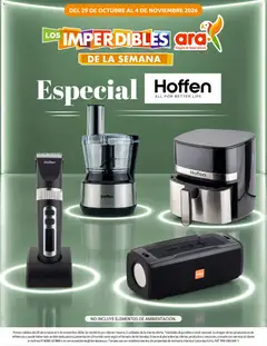 Ara catálogo Los Imperdibles de la semana -  Vista previa de la revista de la tienda Ara valido desde el 29/10/2026