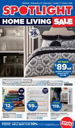 Spotlight catalogue preview  - valid from 23 Sept 2026