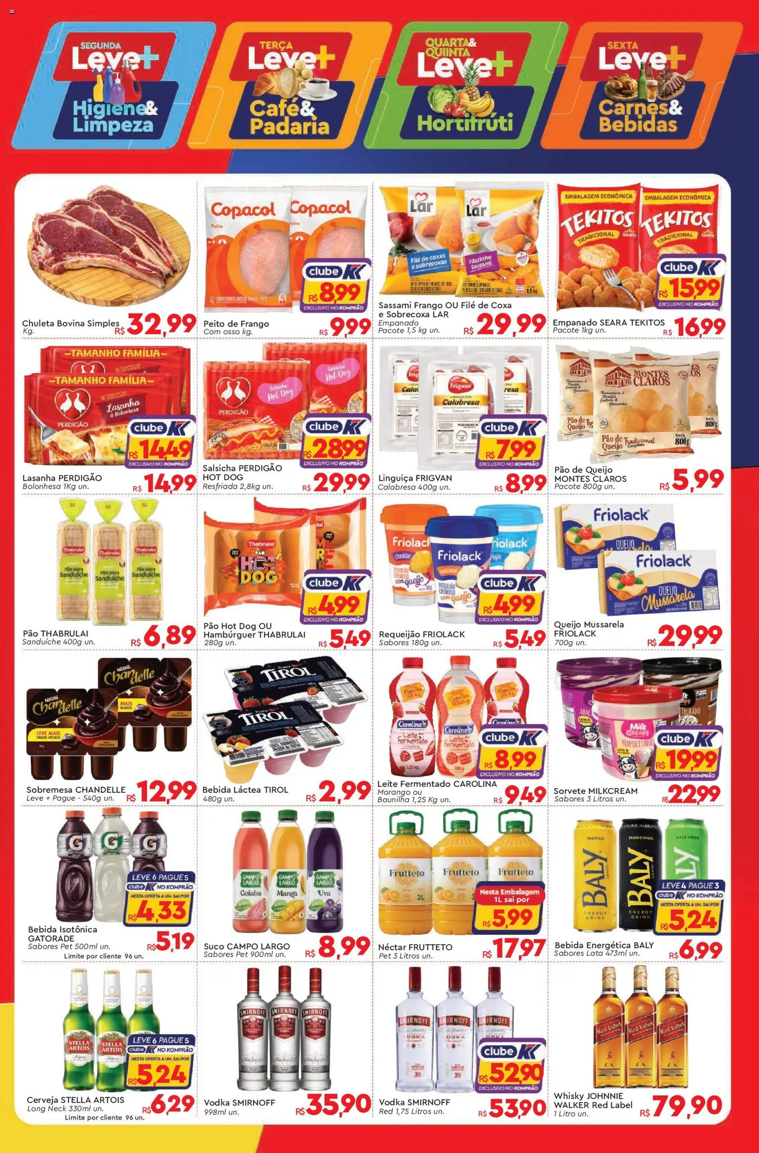 Komprao Atacadista Folheto - válido de 10/07/2026 | Página: 3 | Produtos: Whisky, Suco, Lasanha, Bebida
