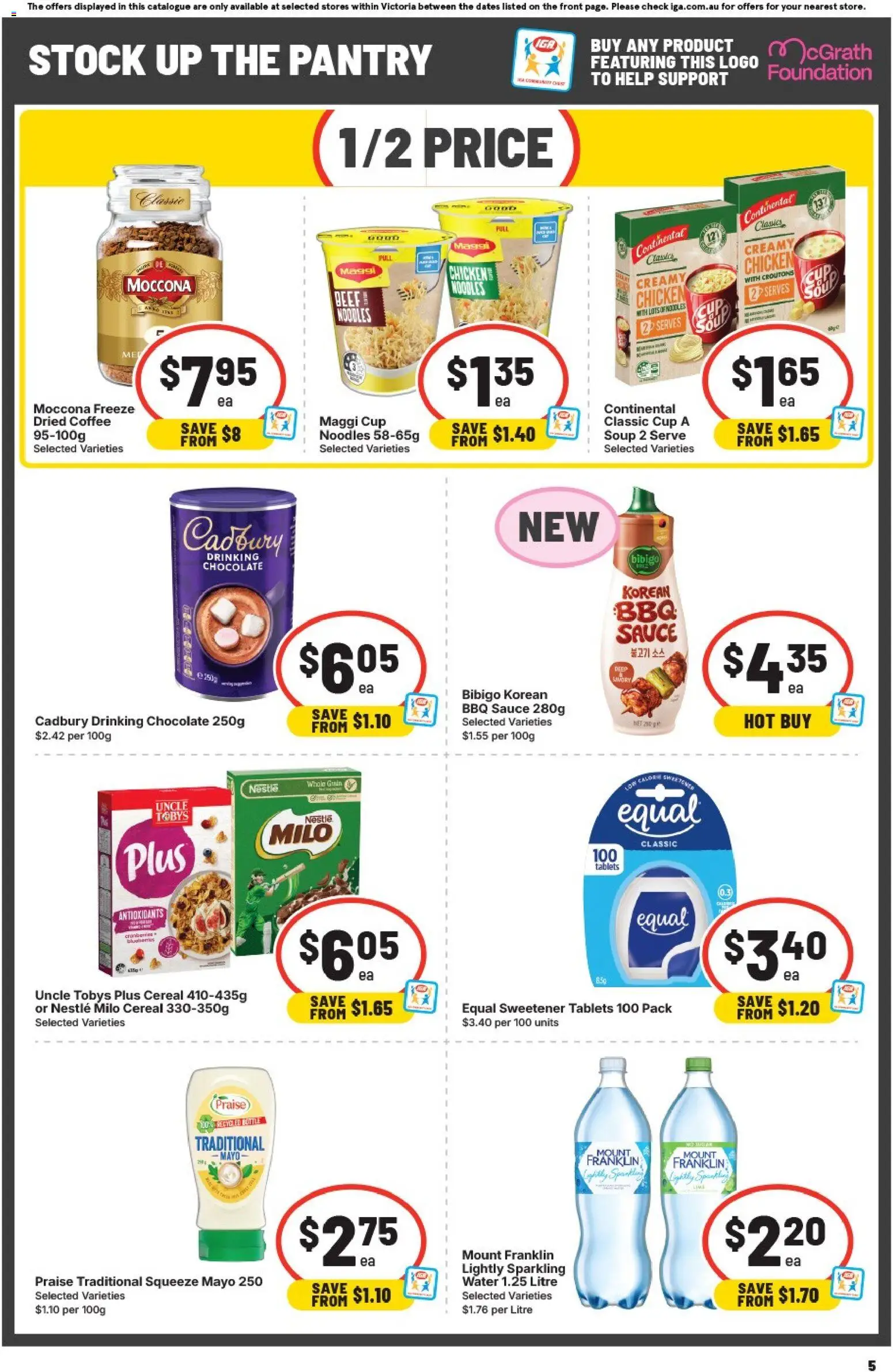 IGA catalogue - valid from 09/09/2026 | Page: 6 | Products: Chicken, Beef, Sauce, Foundation