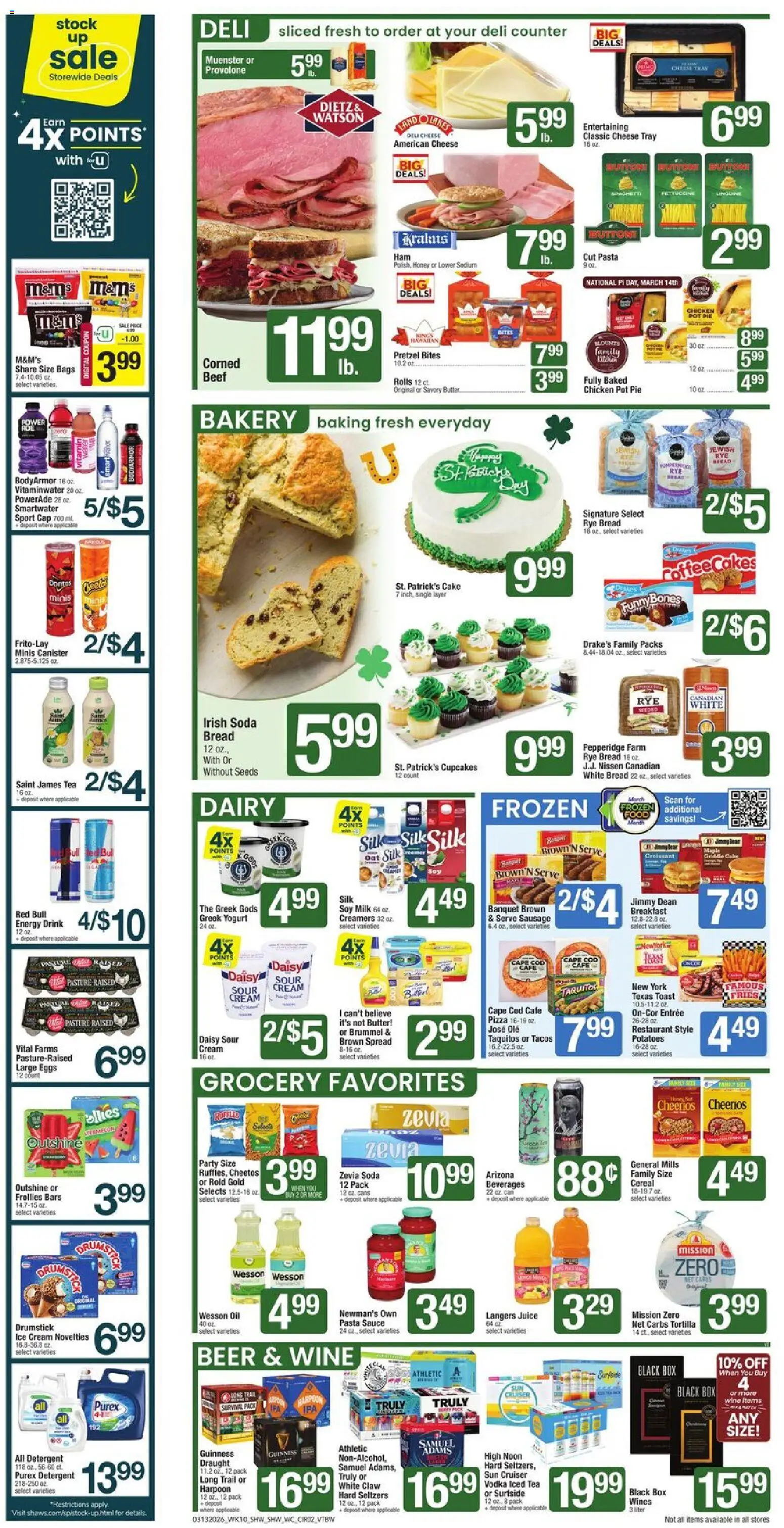 Shaw's Weekly Ad - VT - valid from 13.03.2026 | Page: 2 | Products: Vitamin, Pizza, Beef, Potatoes